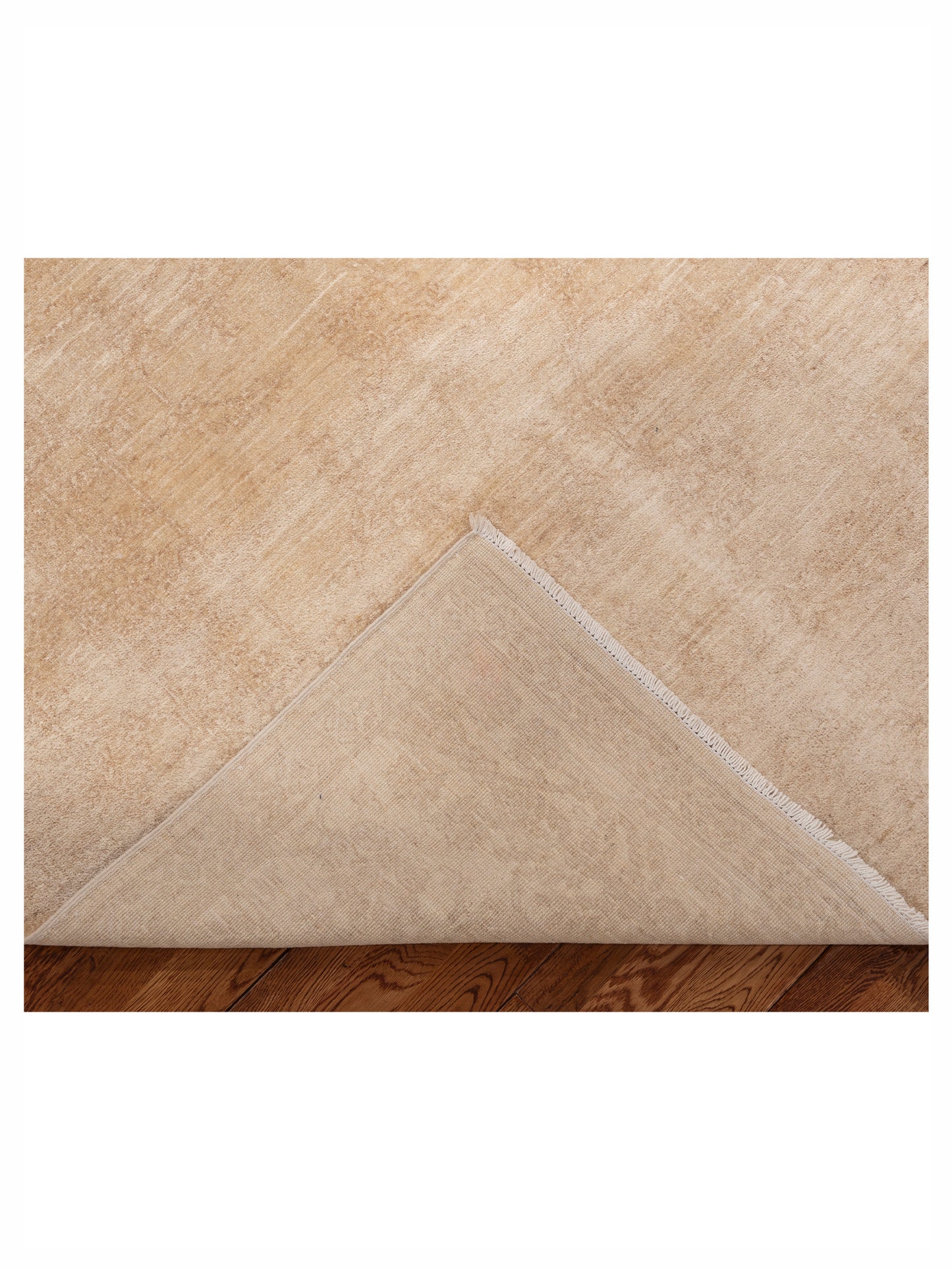 Lailora Ivory Ivory 8x9.7 Hand Knotted Rug