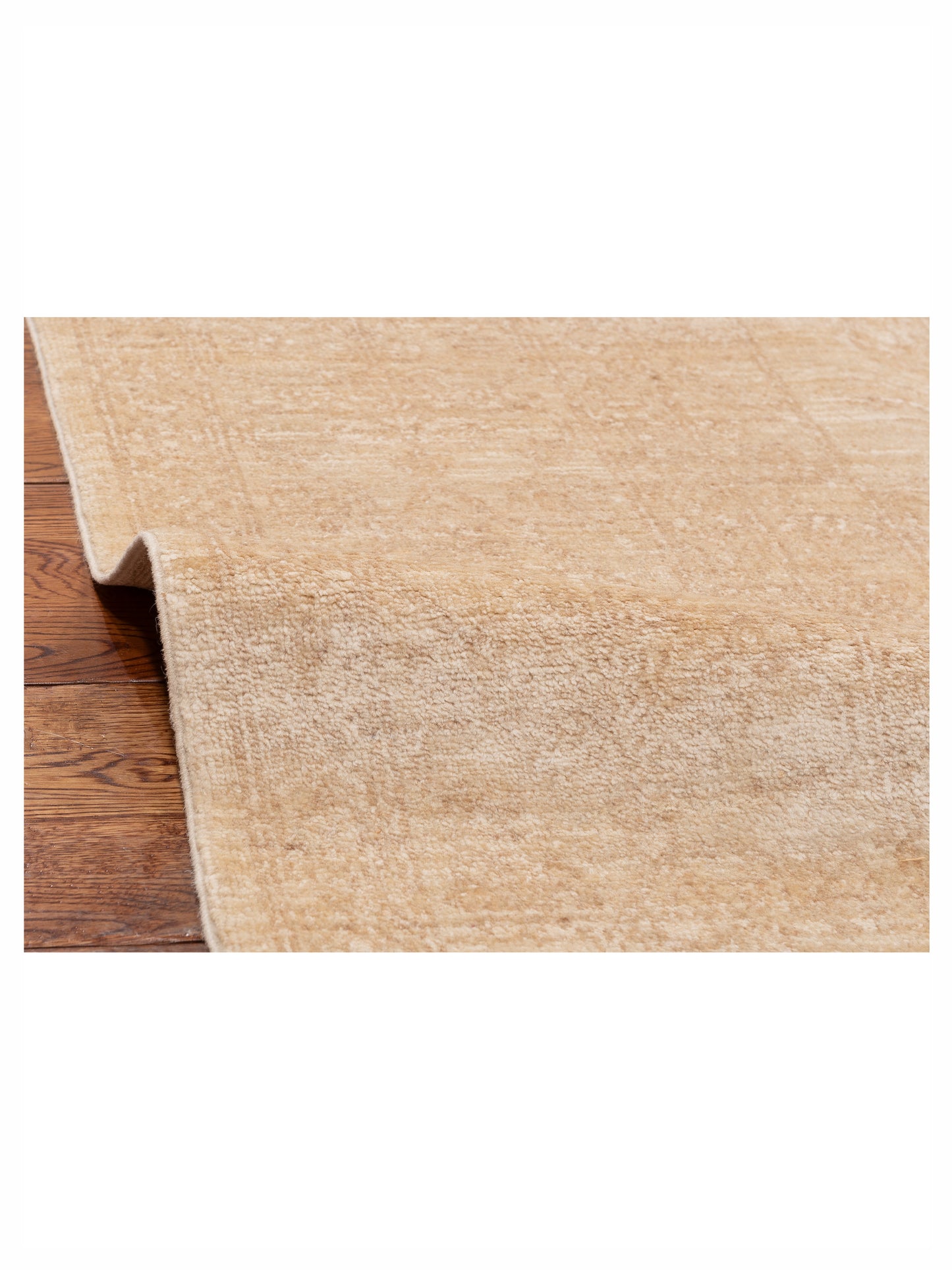 Lailora Ivory Ivory 8x9.7 Hand Knotted Rug