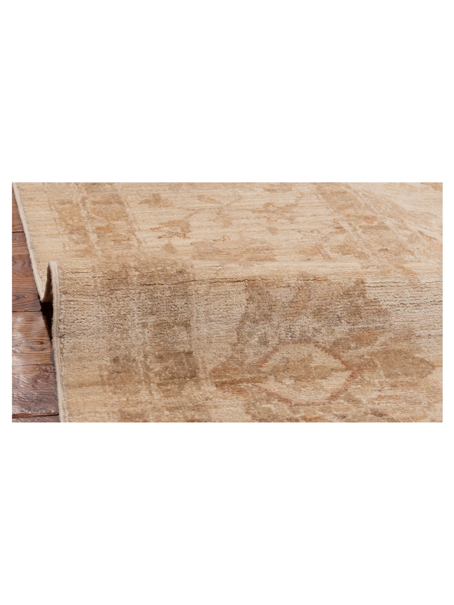 Sabira Ivory Ivory 9.11x13.5 Hand Knotted Rug