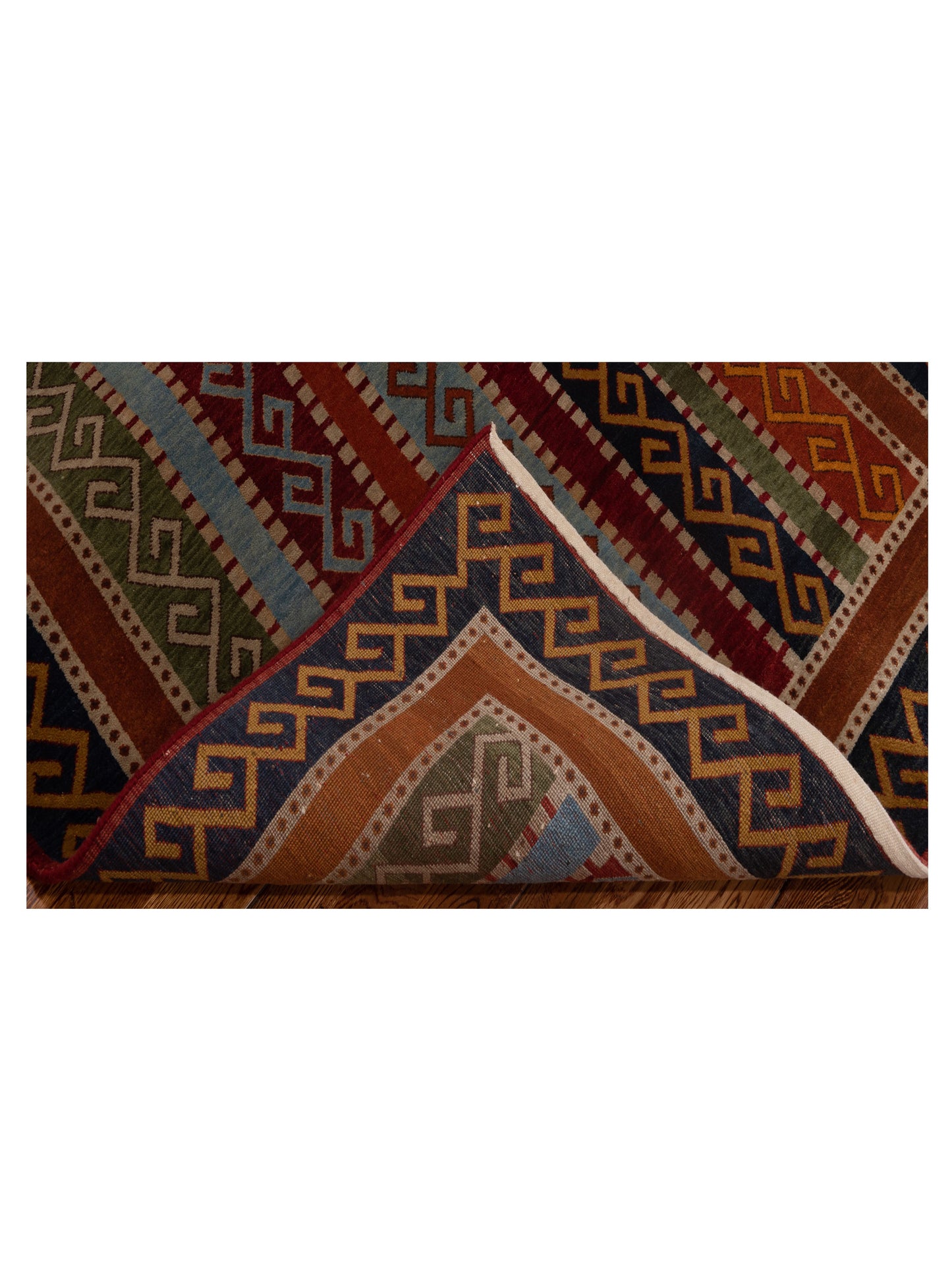 Shalanta Multi 4.1x6 Hand Knotted Rug