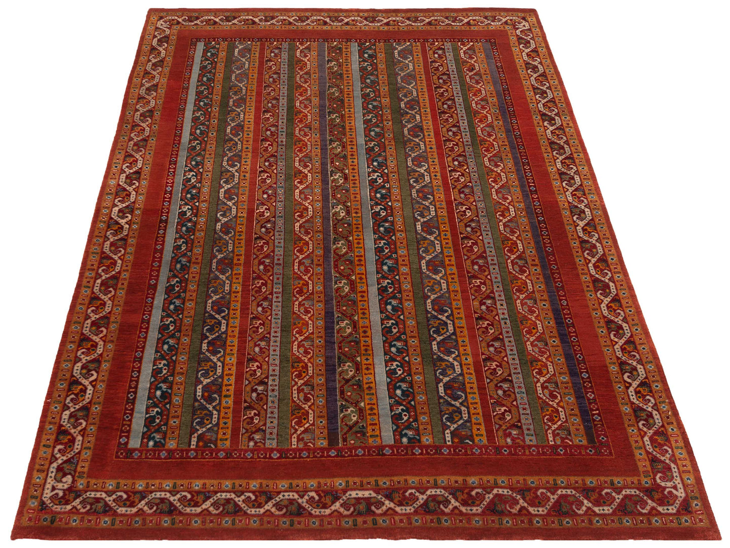 Shalanta Multi 5.8x7.10 Hand Knotted Rug