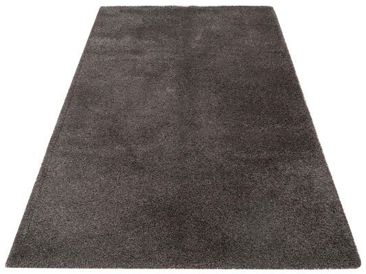 Shaggy Gray Gray 7.10x11.2 Machine Made Rug