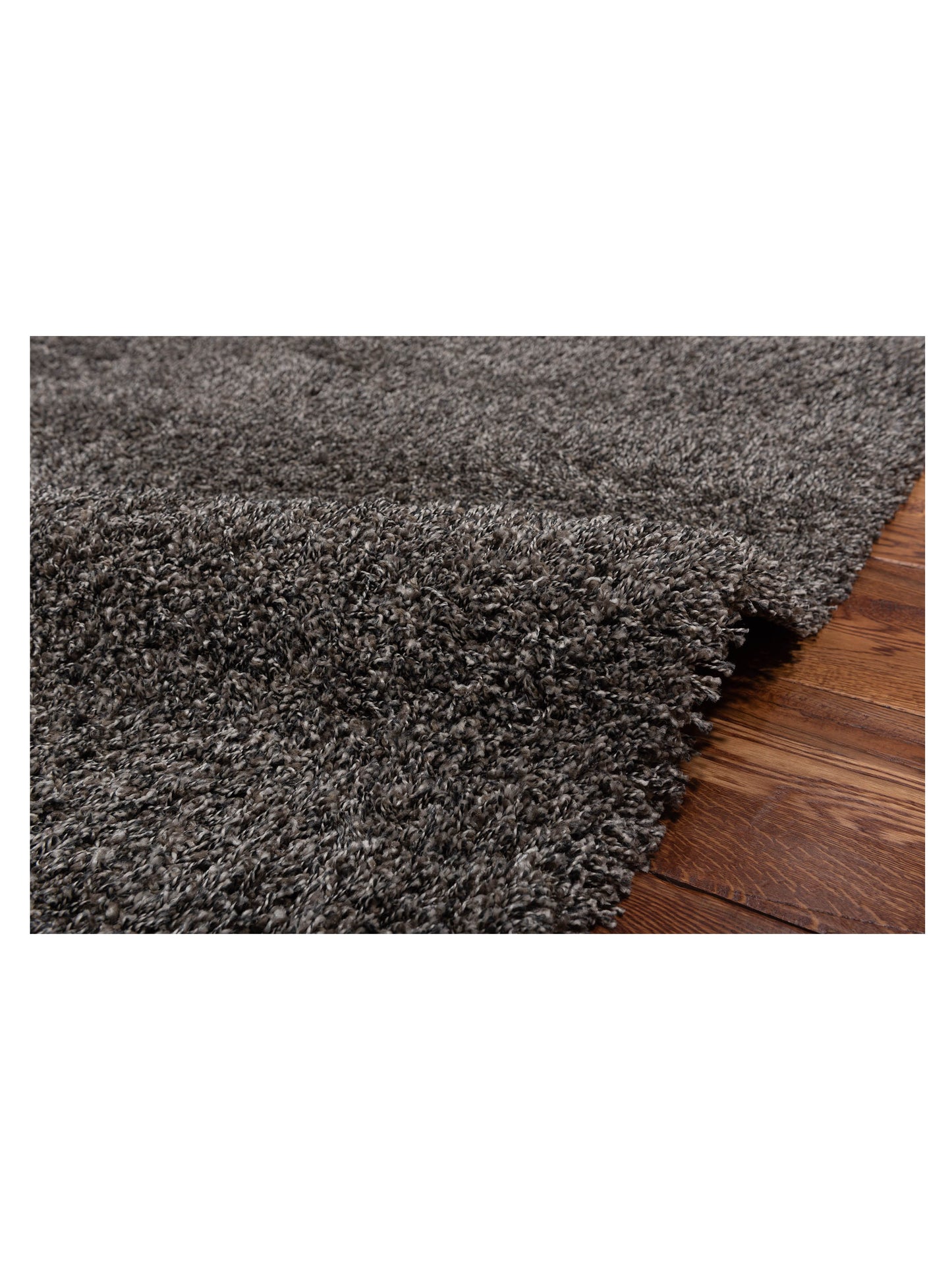 Shaggy Gray Gray 7.10x11.2 Machine Made Rug