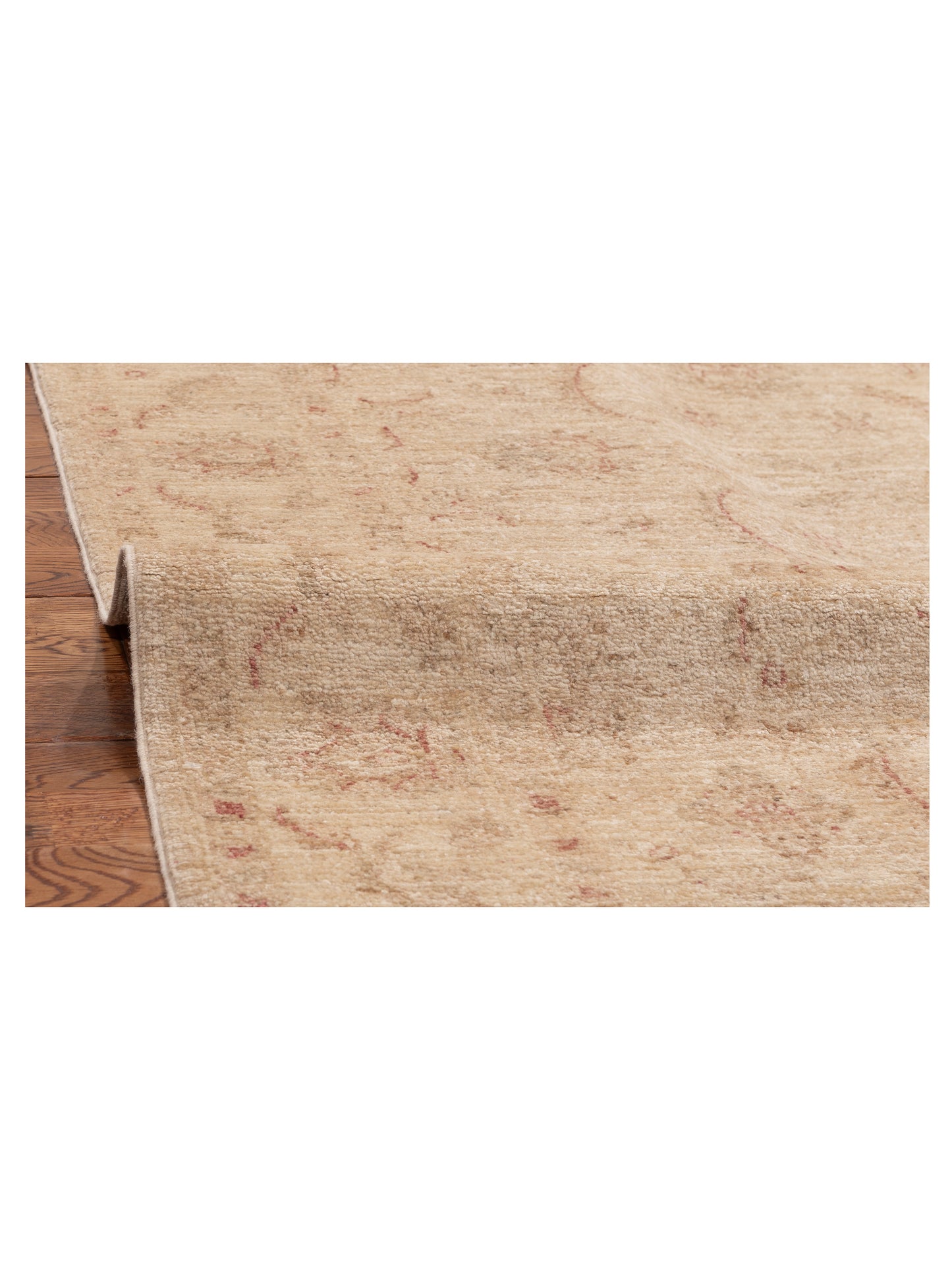 Sabira Beige Ivory 3.11x5.10 Hand Knotted Rug