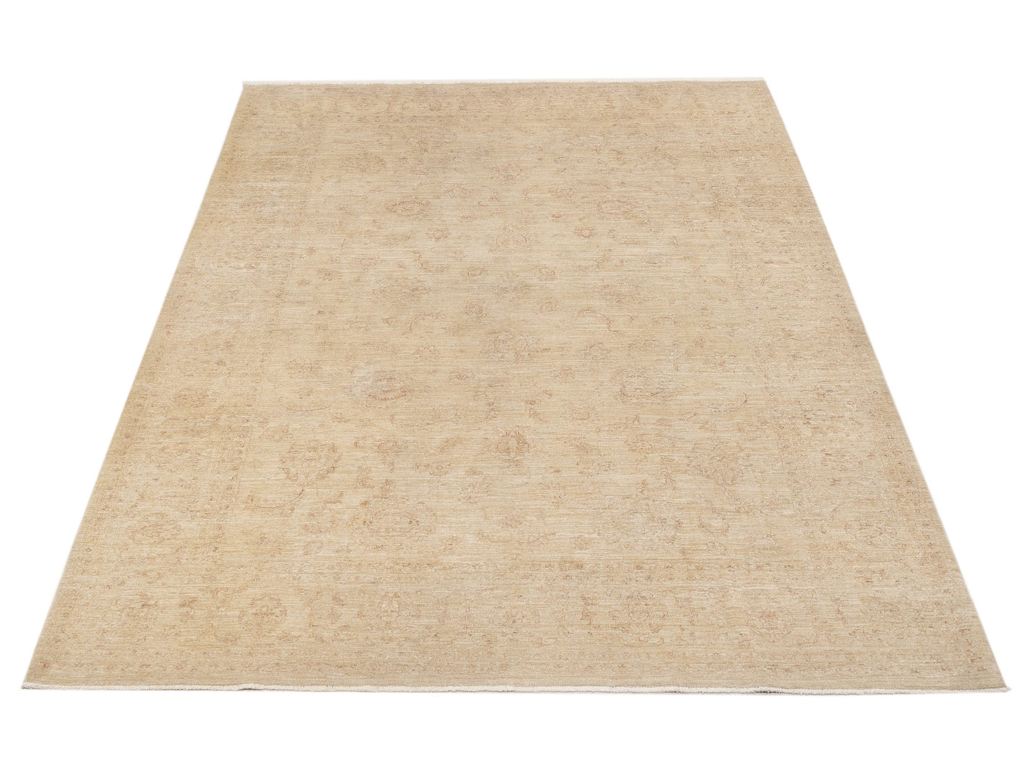 Sabira Ivory Ivory 8.2x10.10 Hand Knotted Rug