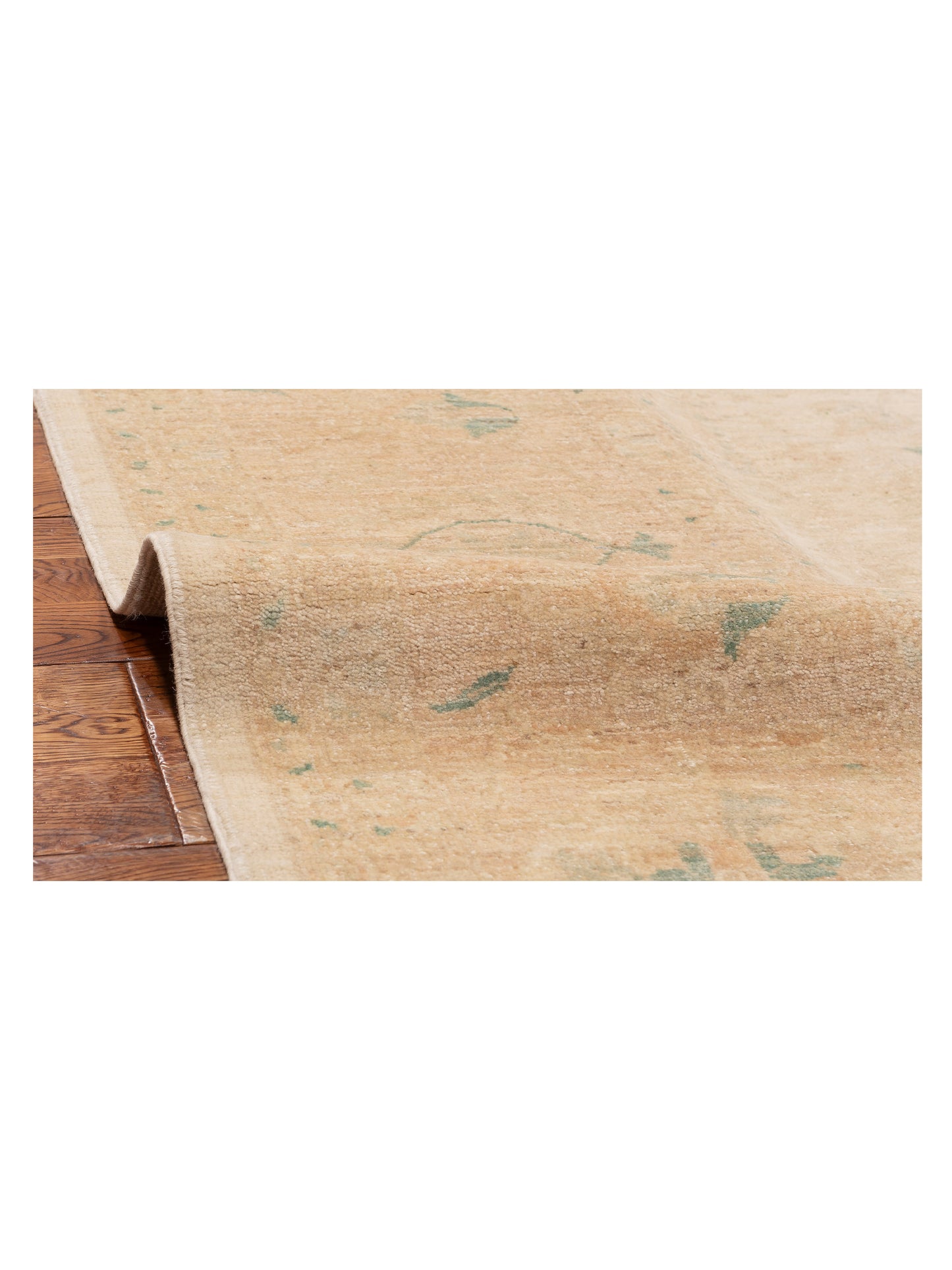 Lailora Ivory Light Brown 9x11.4 Hand Knotted Rug