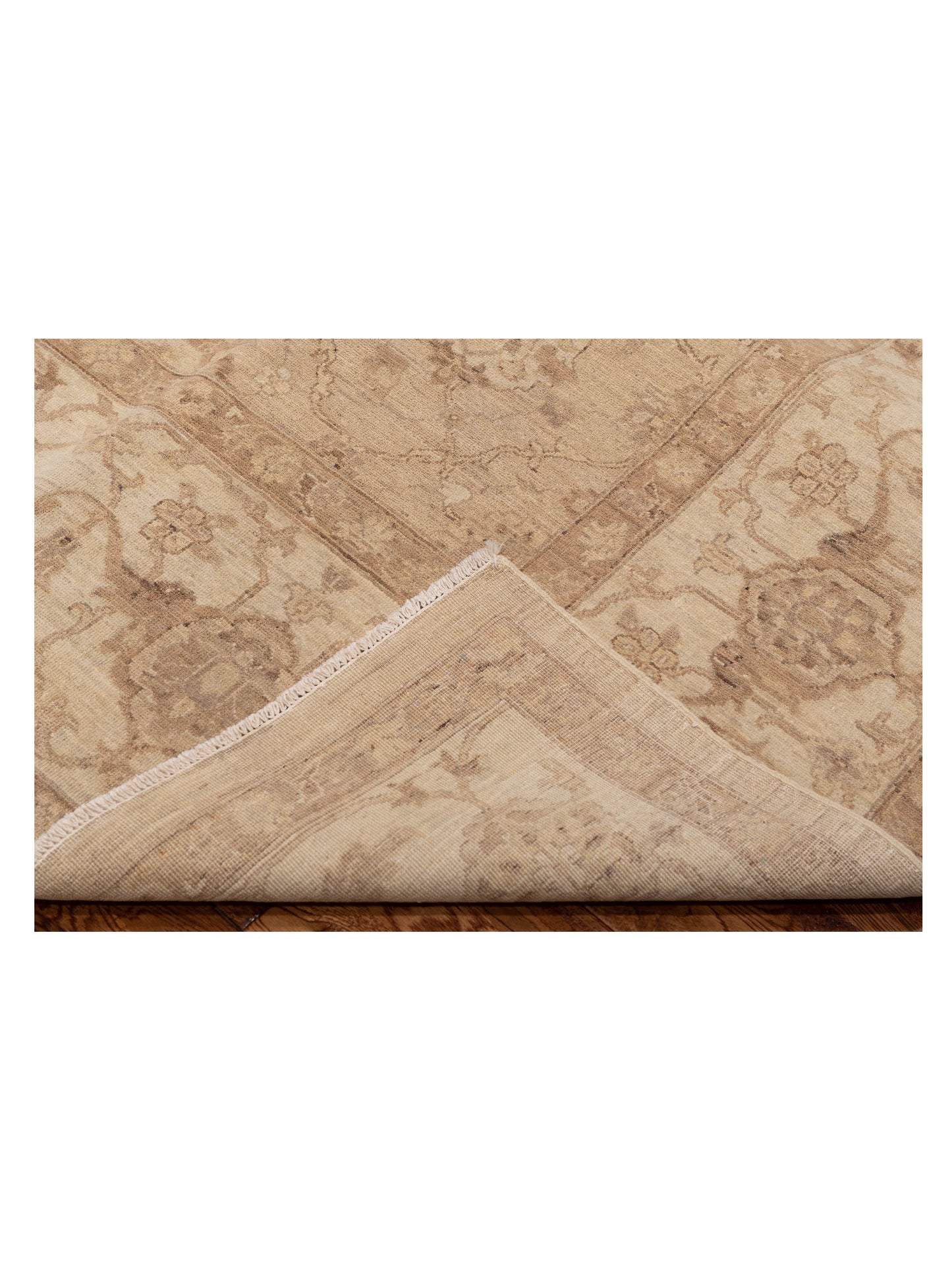Lailora Camel Ivory 8.8x11.9 Hand Knotted Rug