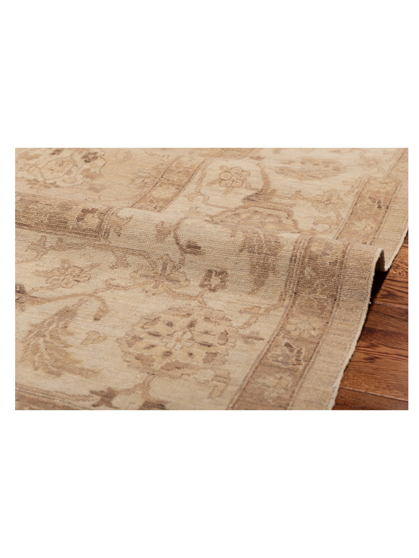Lailora Camel Ivory 8.8x11.9 Hand Knotted Rug