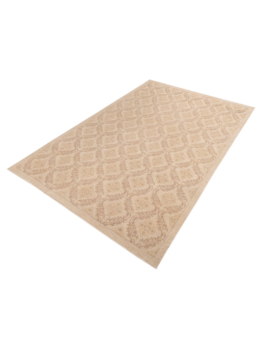 Lailora Silver 9.4x13.7 Hand Knotted Rug