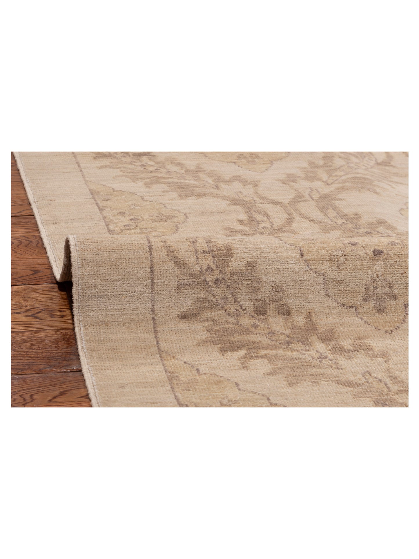 Lailora Silver 9.4x13.7 Hand Knotted Rug