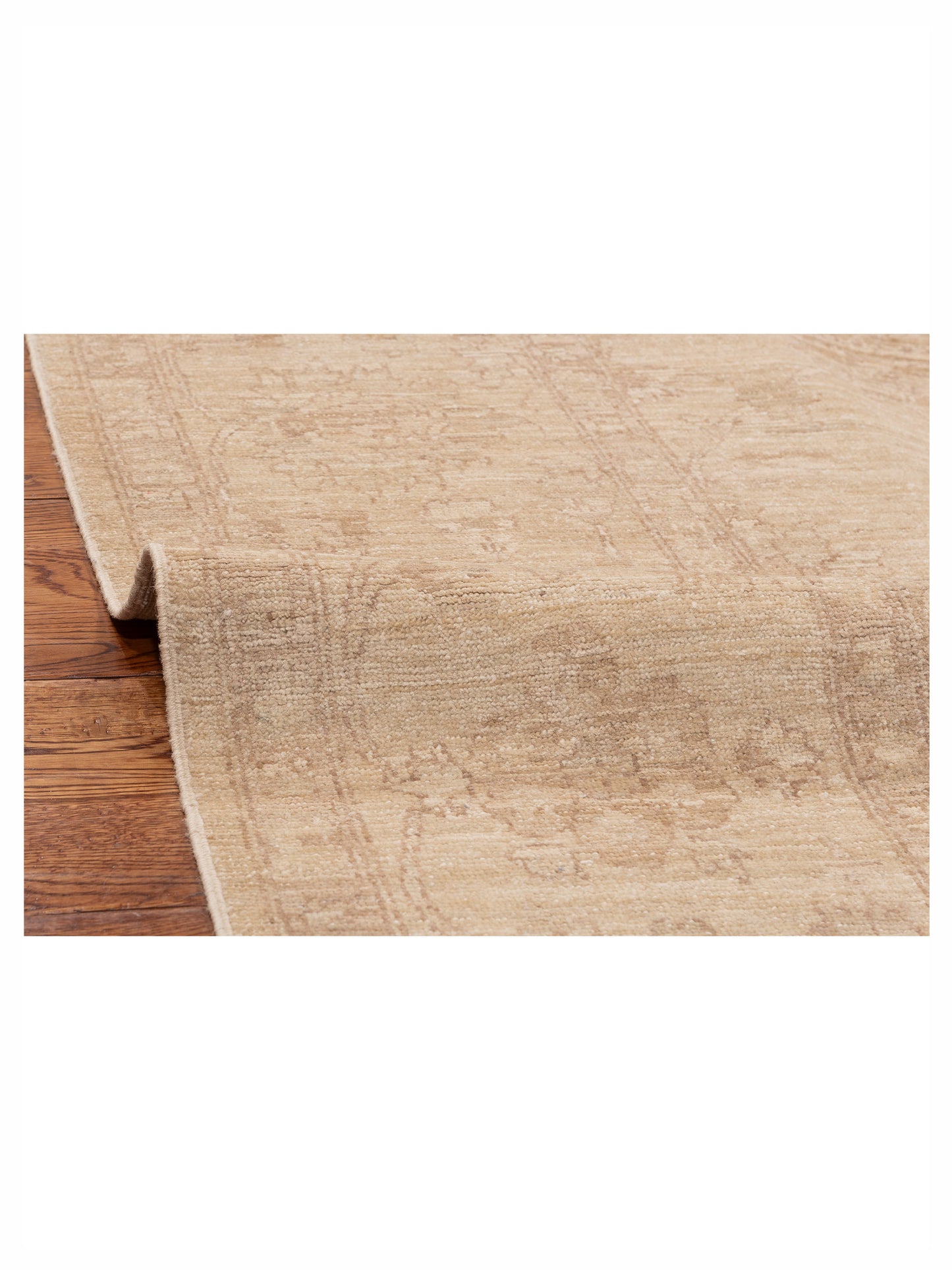 Lailora Cream Cream 8x10 Hand Knotted Rug