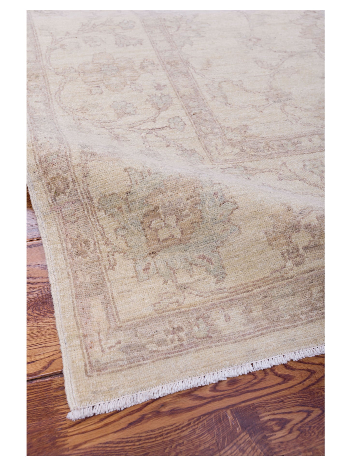 Lailora Cream Cream 8x10 Hand Knotted Rug