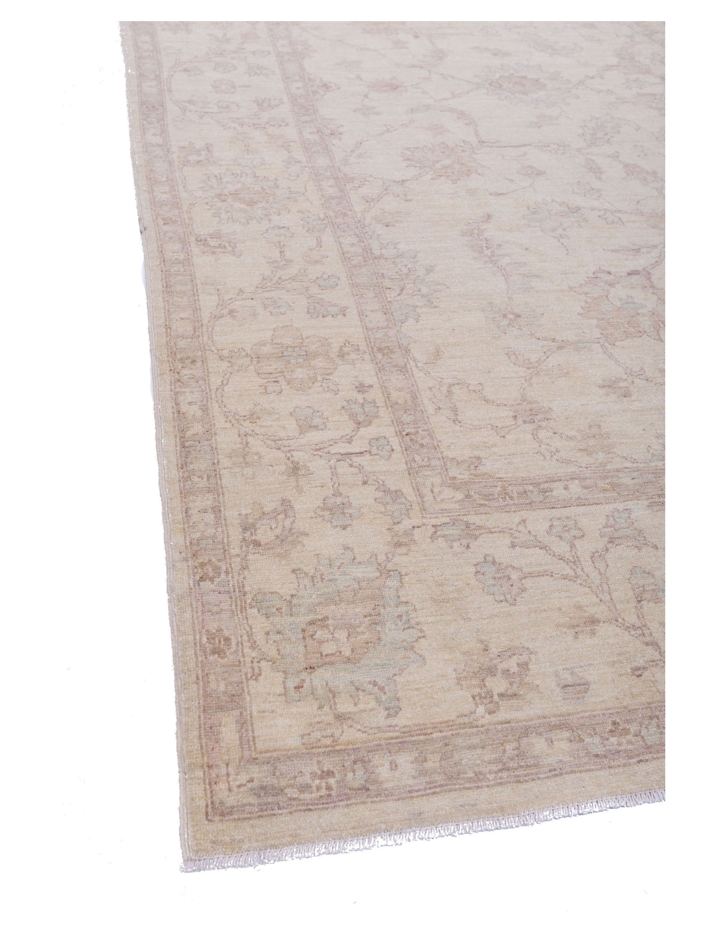 Lailora Cream Cream 8x10 Hand Knotted Rug