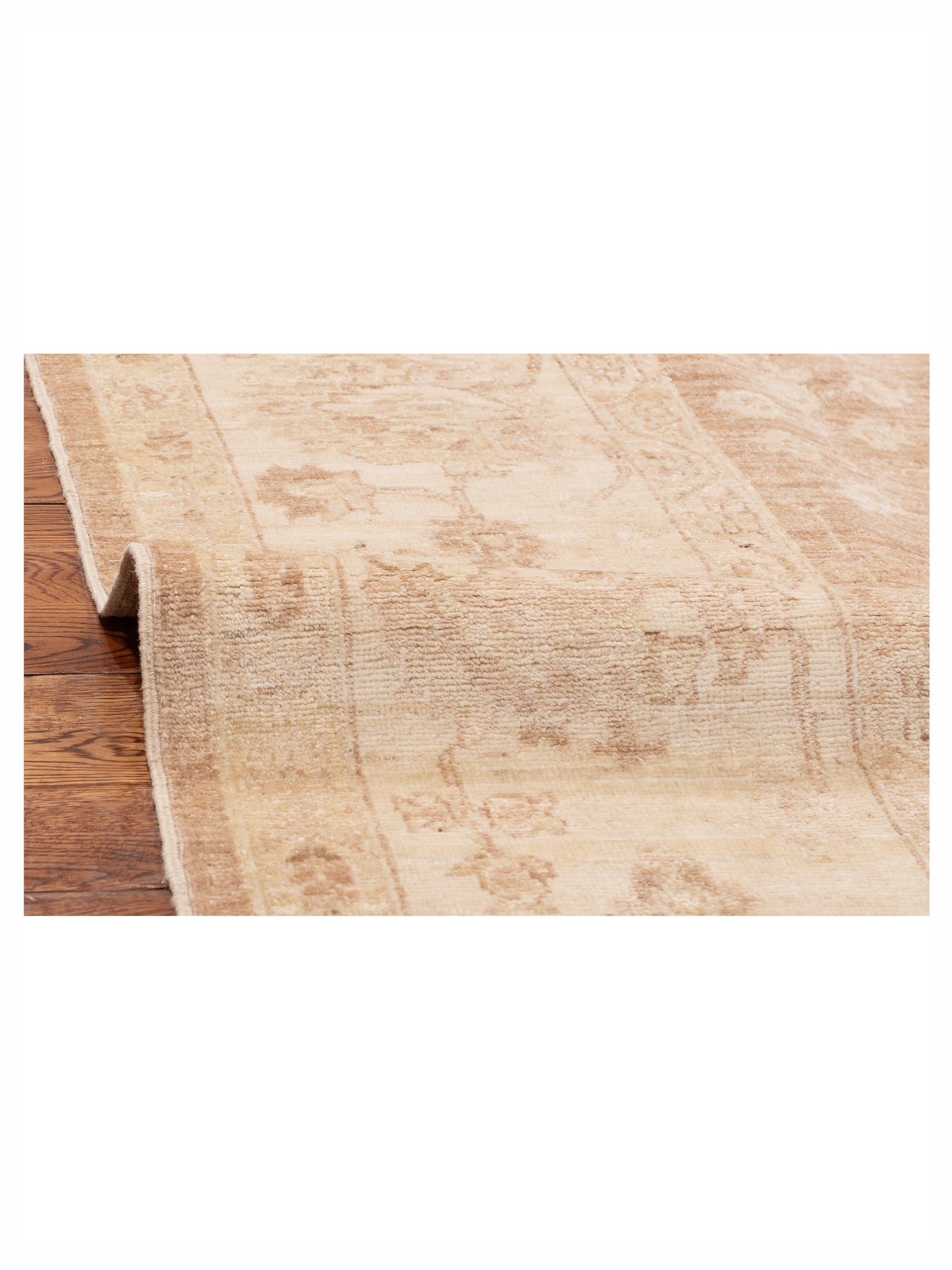 Lailora Brown Ivory 8.1x10.4 Hand Knotted Rug