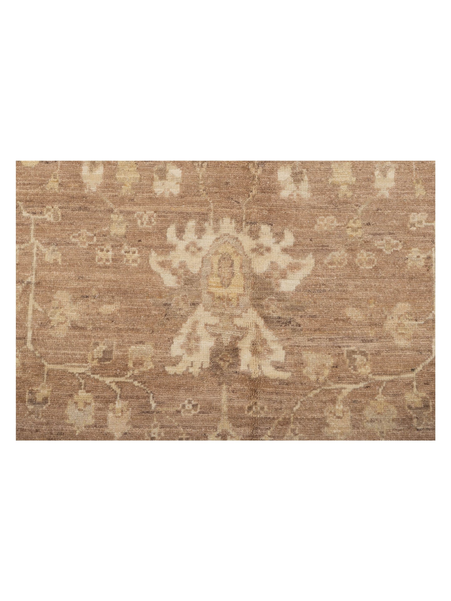 Lailora Brown Ivory 8.1x10.4 Hand Knotted Rug