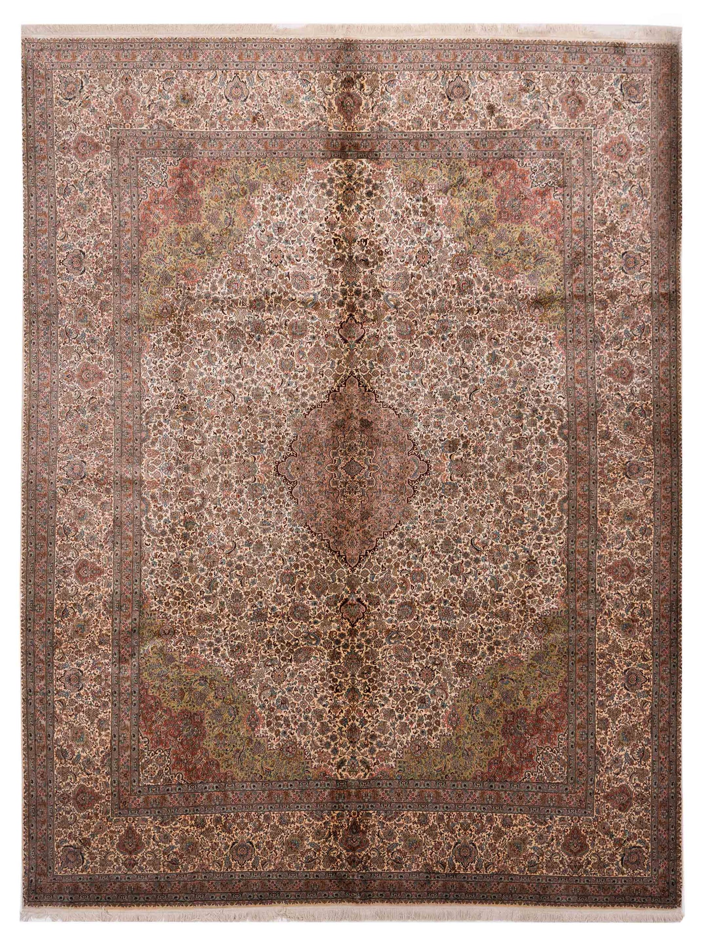 Pasha Pure Silk  Ivory Ivory Traditional