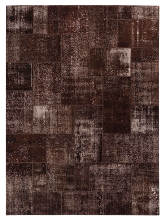 Pasha Turkish Vestige Patchwork  Dark Brown  Contemporary