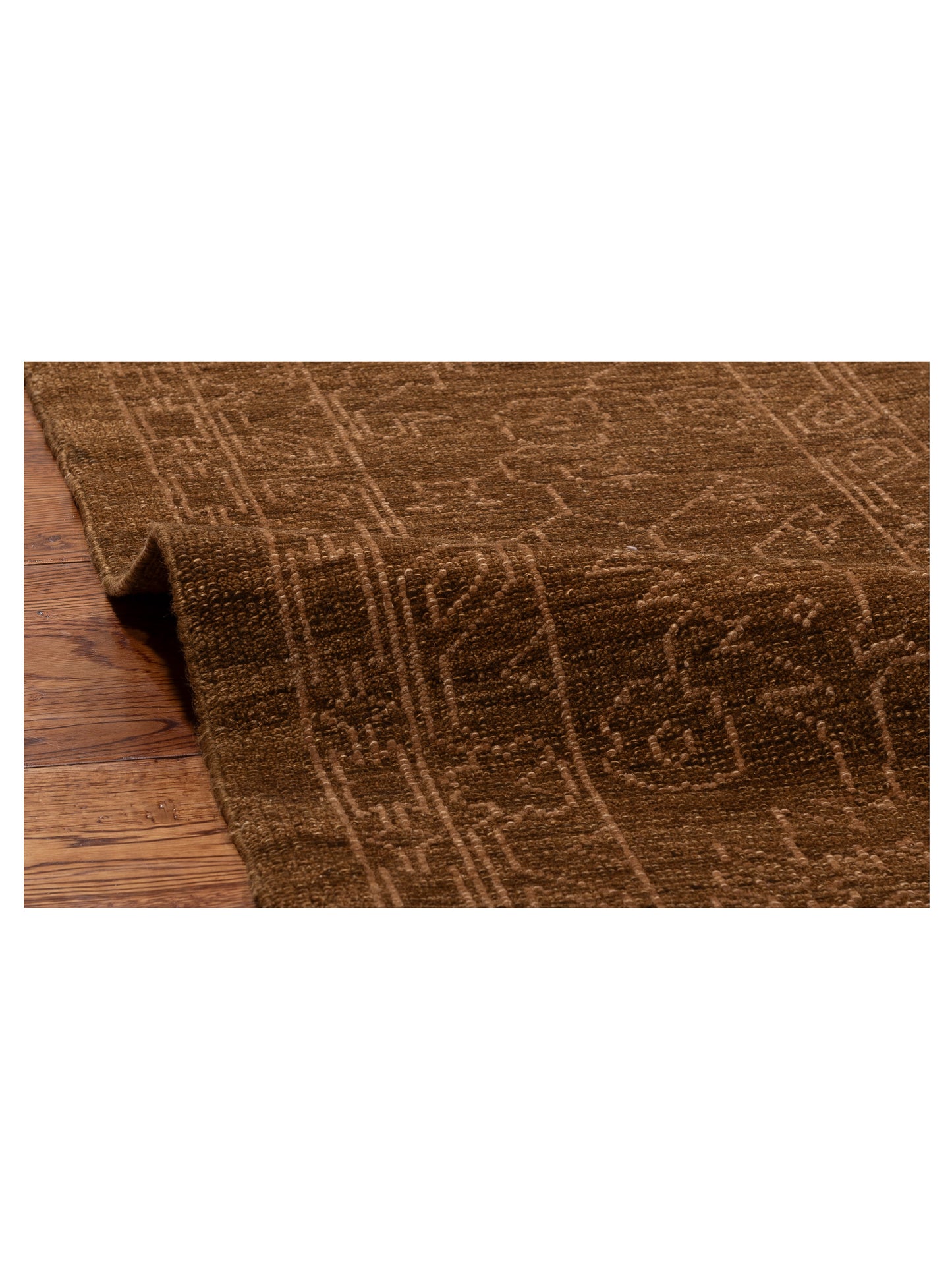 Elowen Brown Gold 8.3x10 Hand Knotted Rug