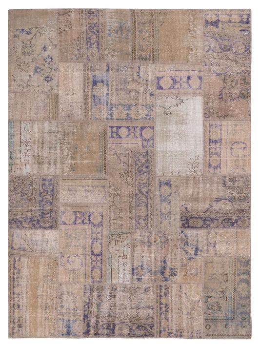 Pasha Turkish Vestige Patchwork  Beige  Contemporary