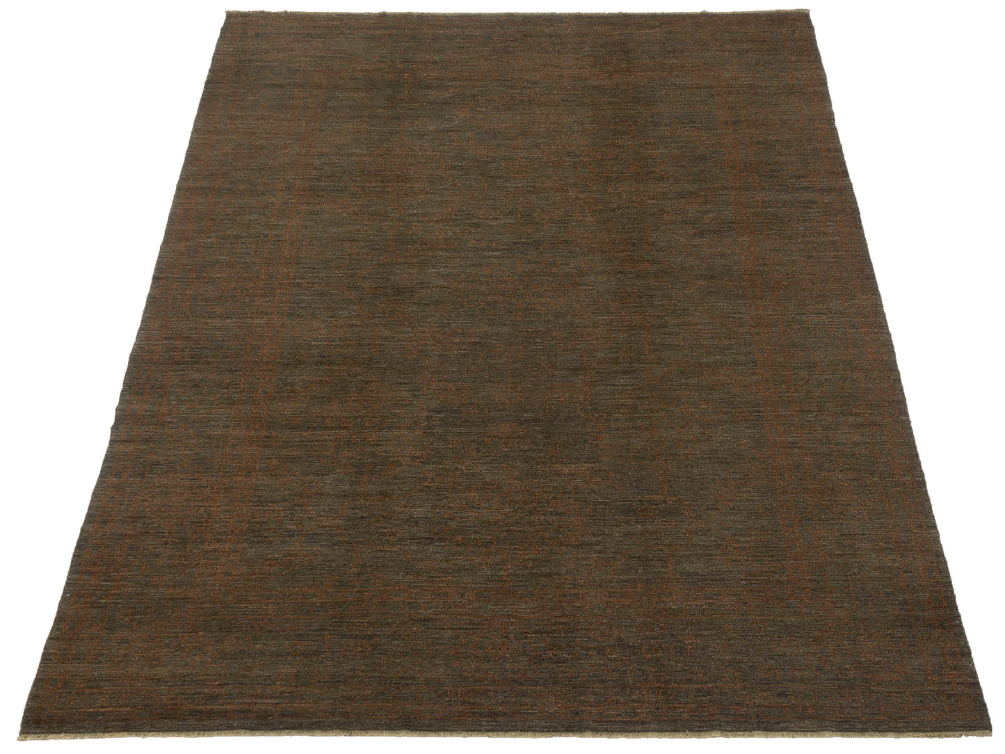 Elowen Teal Green Teal Green 9.3x11.11 Hand Knotted Rug