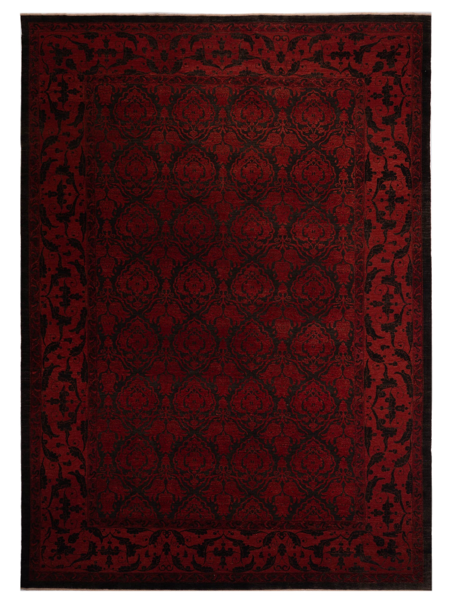 Pasha Defne  Charcoal Red Transitional