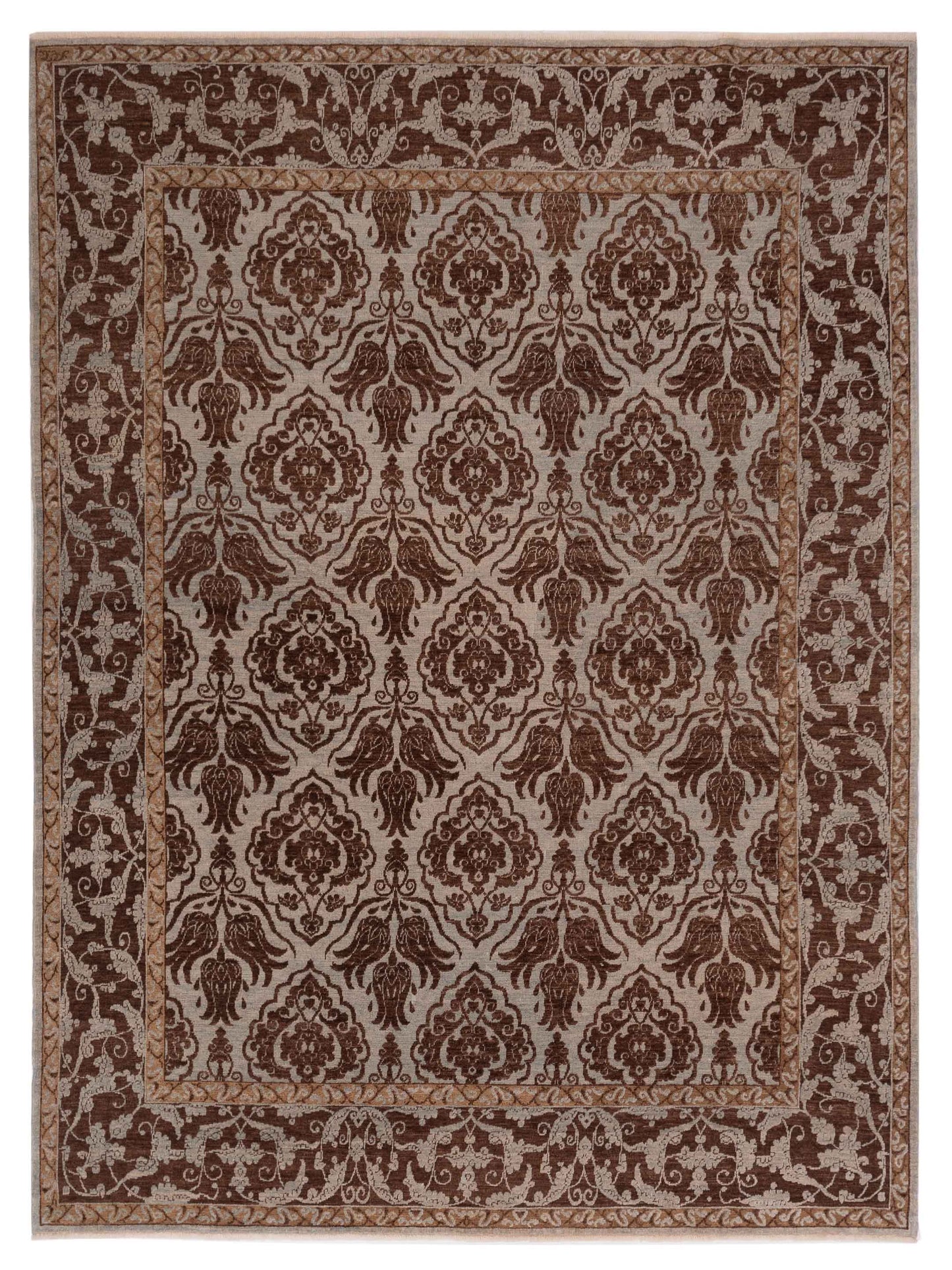 Pasha Defne  Ice Blue Brown Transitional