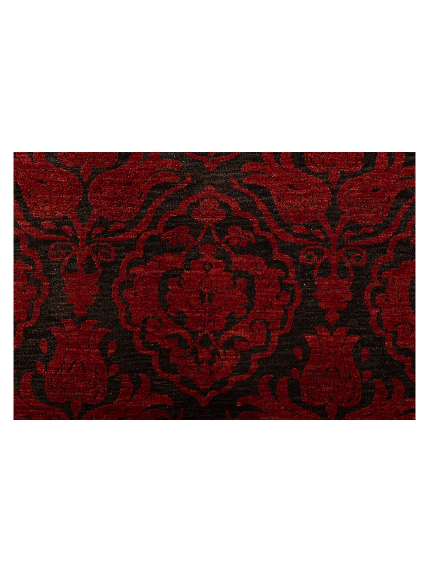 Defnera Black Red 12x15 Hand Knotted Rug