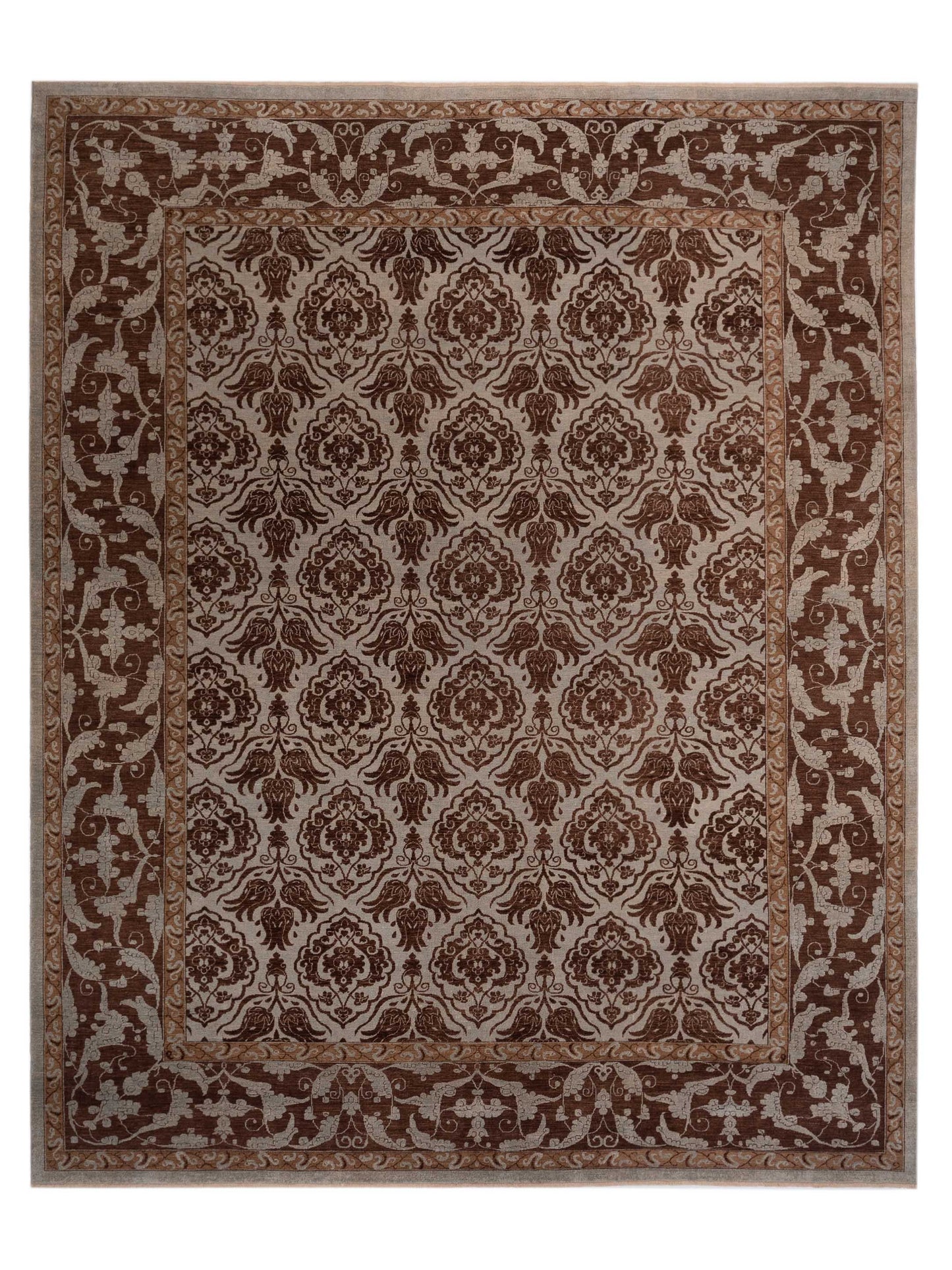 Pasha Defne  Ice Blue Brown Transitional