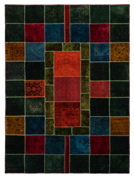 Pasha Turkish Vestige Patchwork  Multi  Contemporary