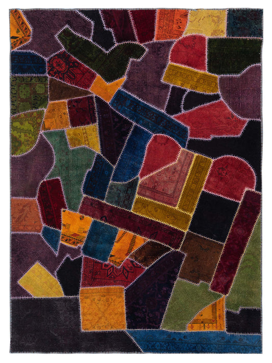 Pasha Turkish Vestige Patchwork  Multi  Contemporary