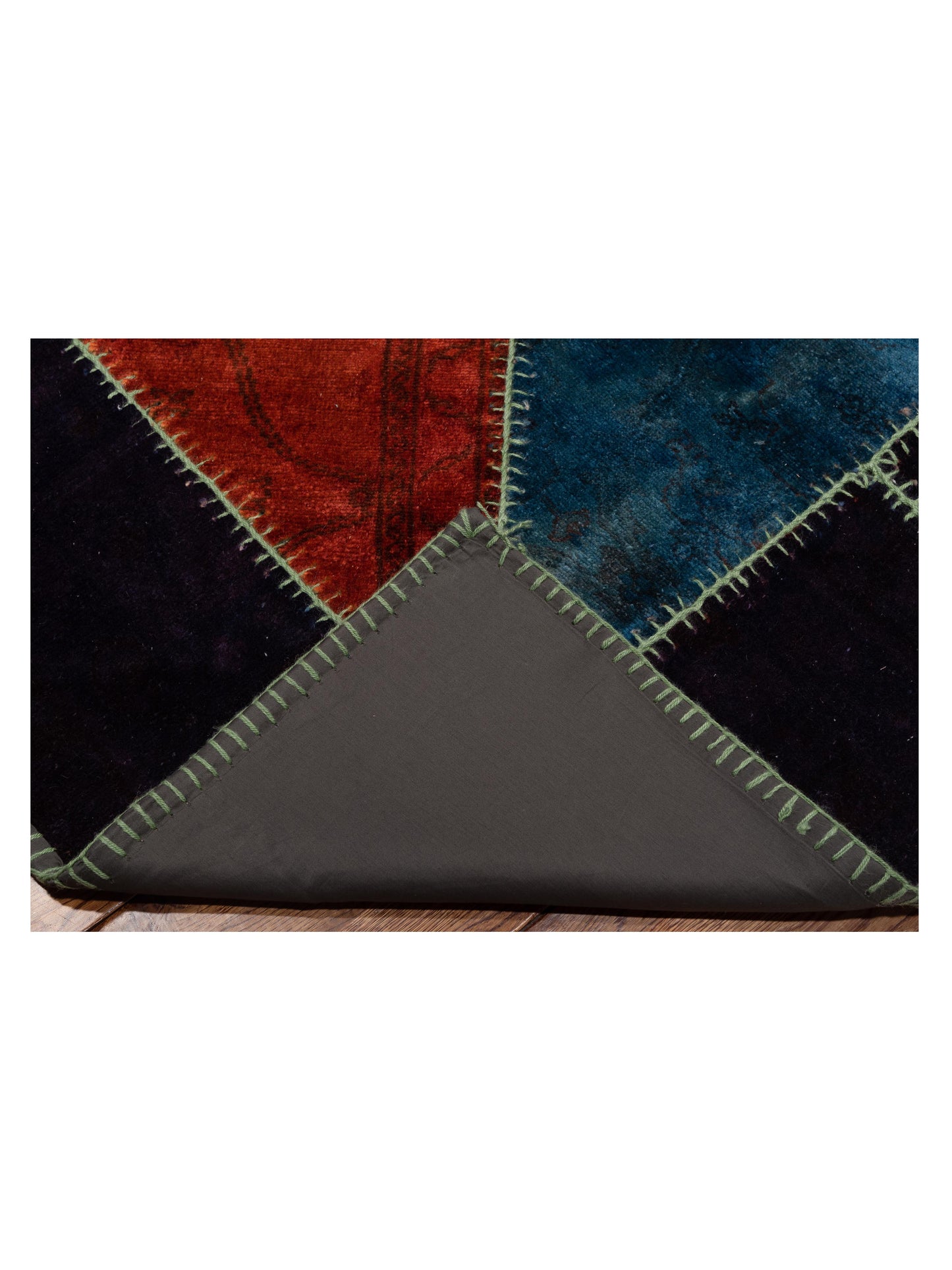 Patchwork Multi 10x10 Hand Knotted Rug