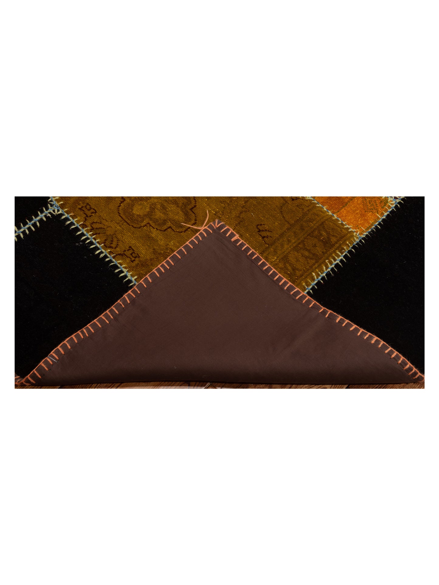 Patchwork Multi 9.4x12 Hand Knotted Rug