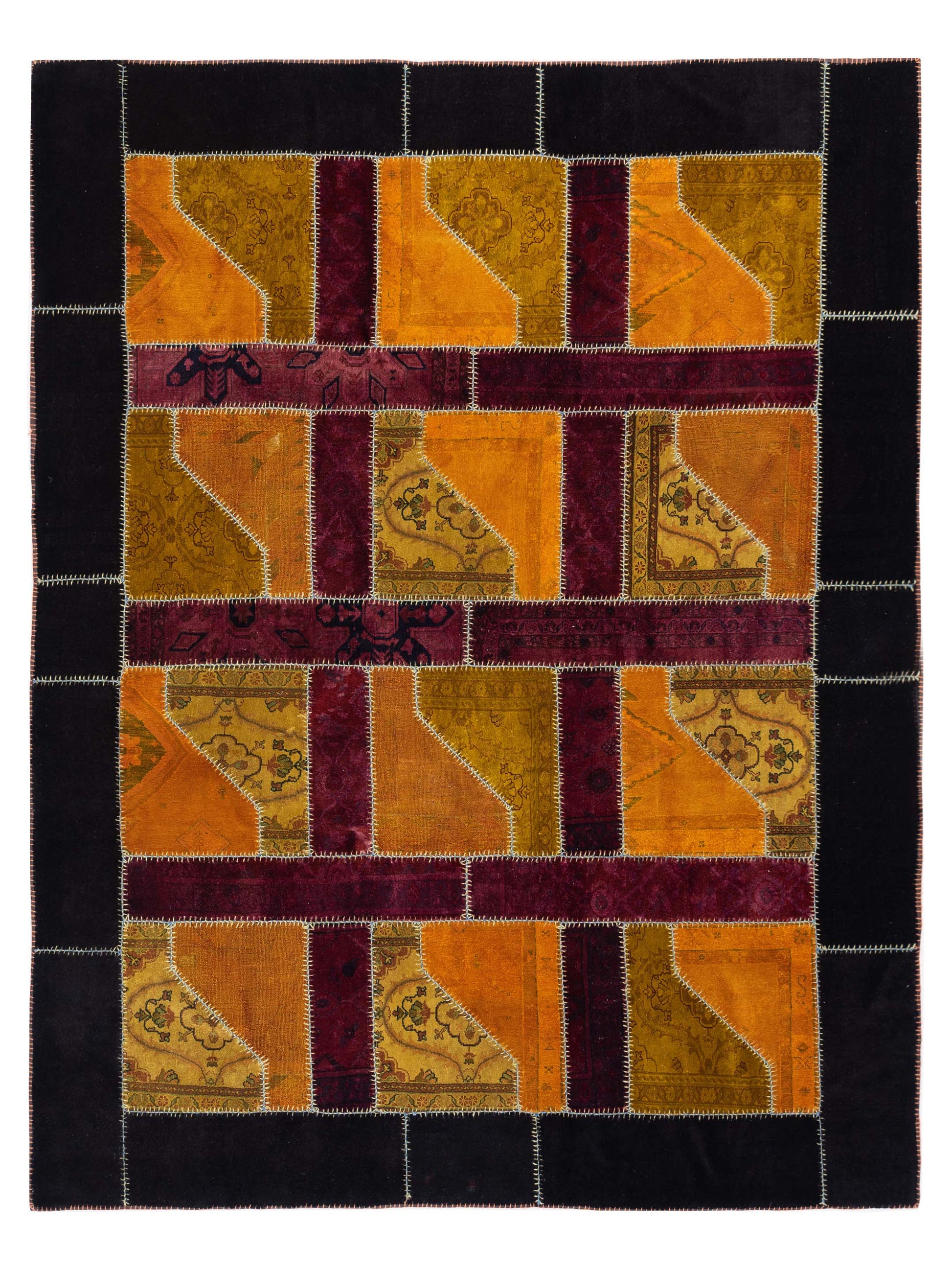 Pasha Turkish Vestige Patchwork  Multi  Contemporary