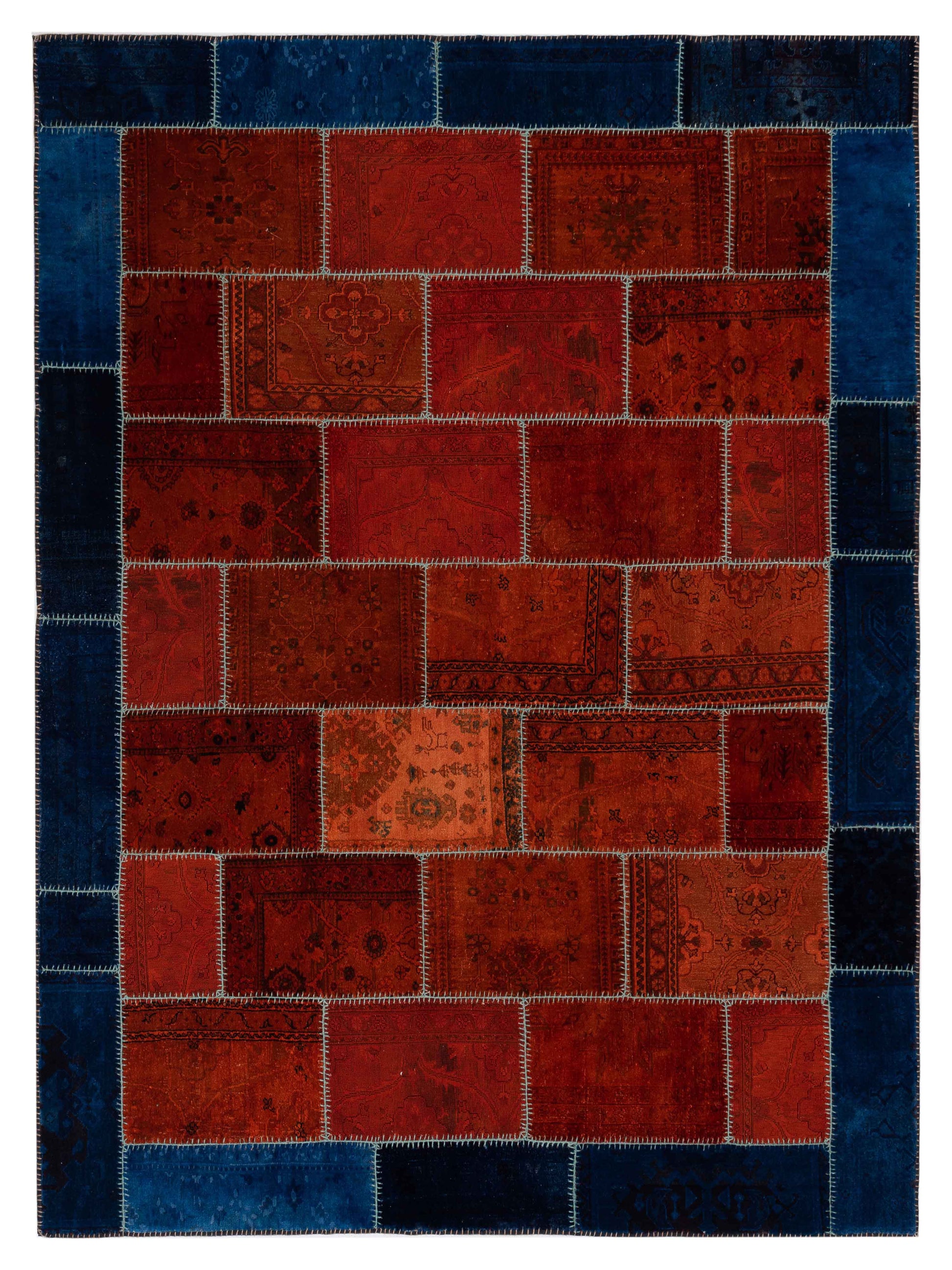 Pasha Turkish Vestige Patchwork  Multi  Contemporary