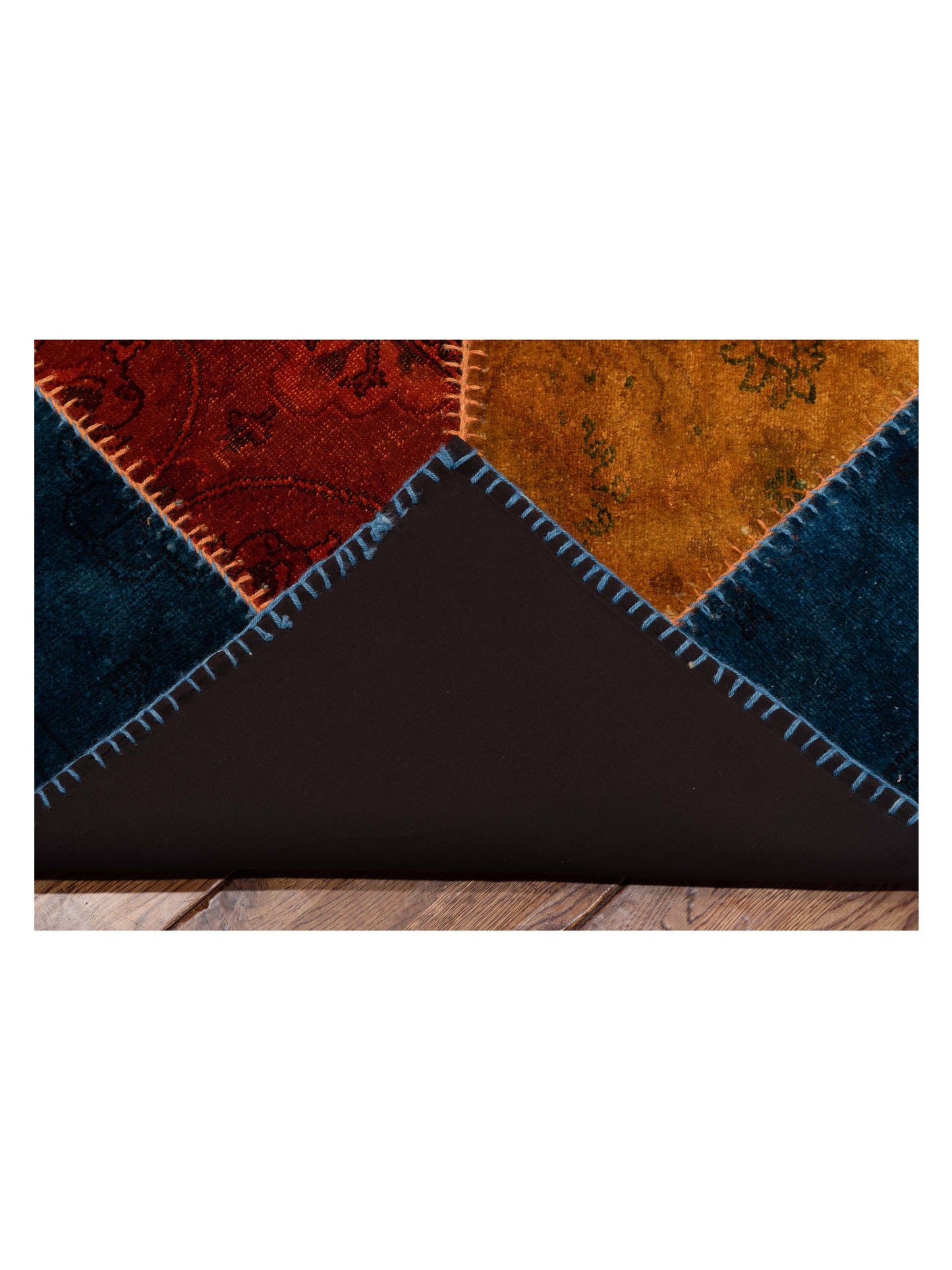 Patchwork Multi 10x10 Hand Knotted Rug