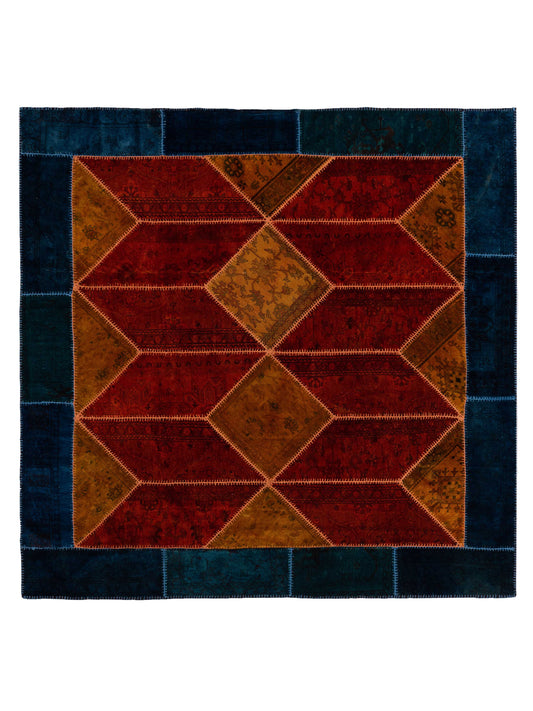 Pasha Turkish Vestige Patchwork  Multi  Contemporary