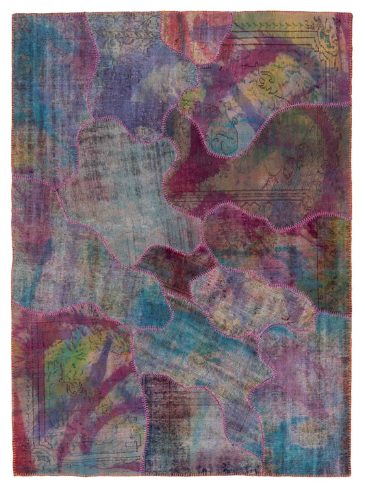 Pasha Turkish Vestige Patchwork  Multi  Contemporary