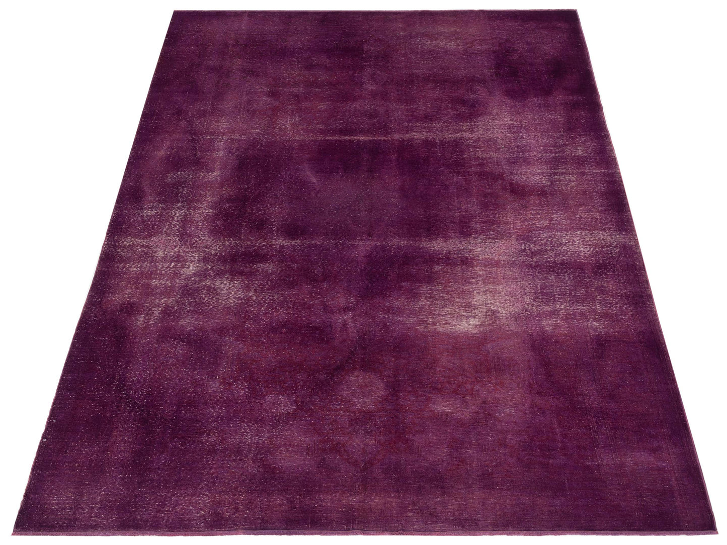 Vintage Plum 7.10x11.9 Hand Knotted Rug