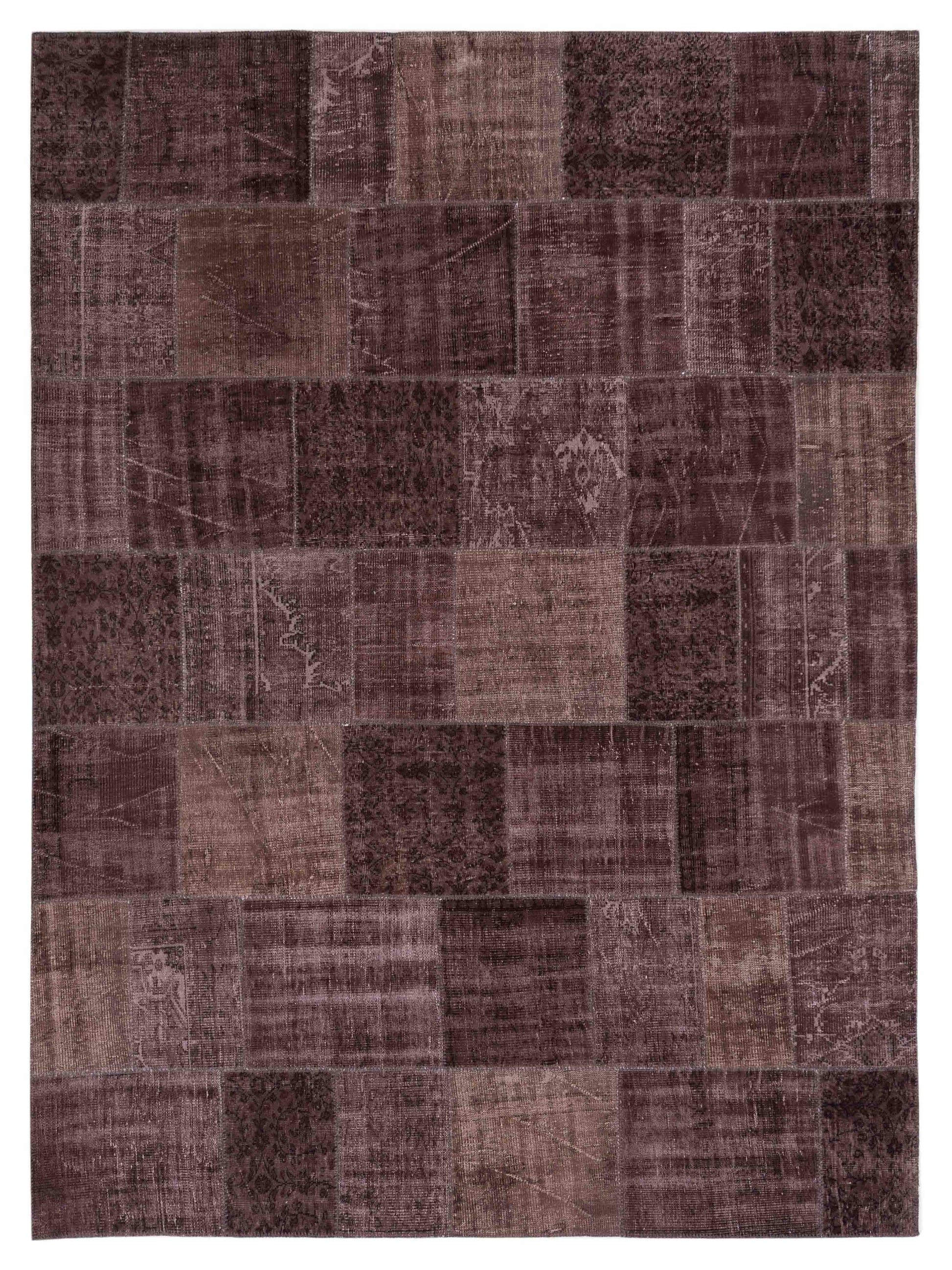 Pasha Turkish Vestige Patchwork  Dark Brown  Contemporary