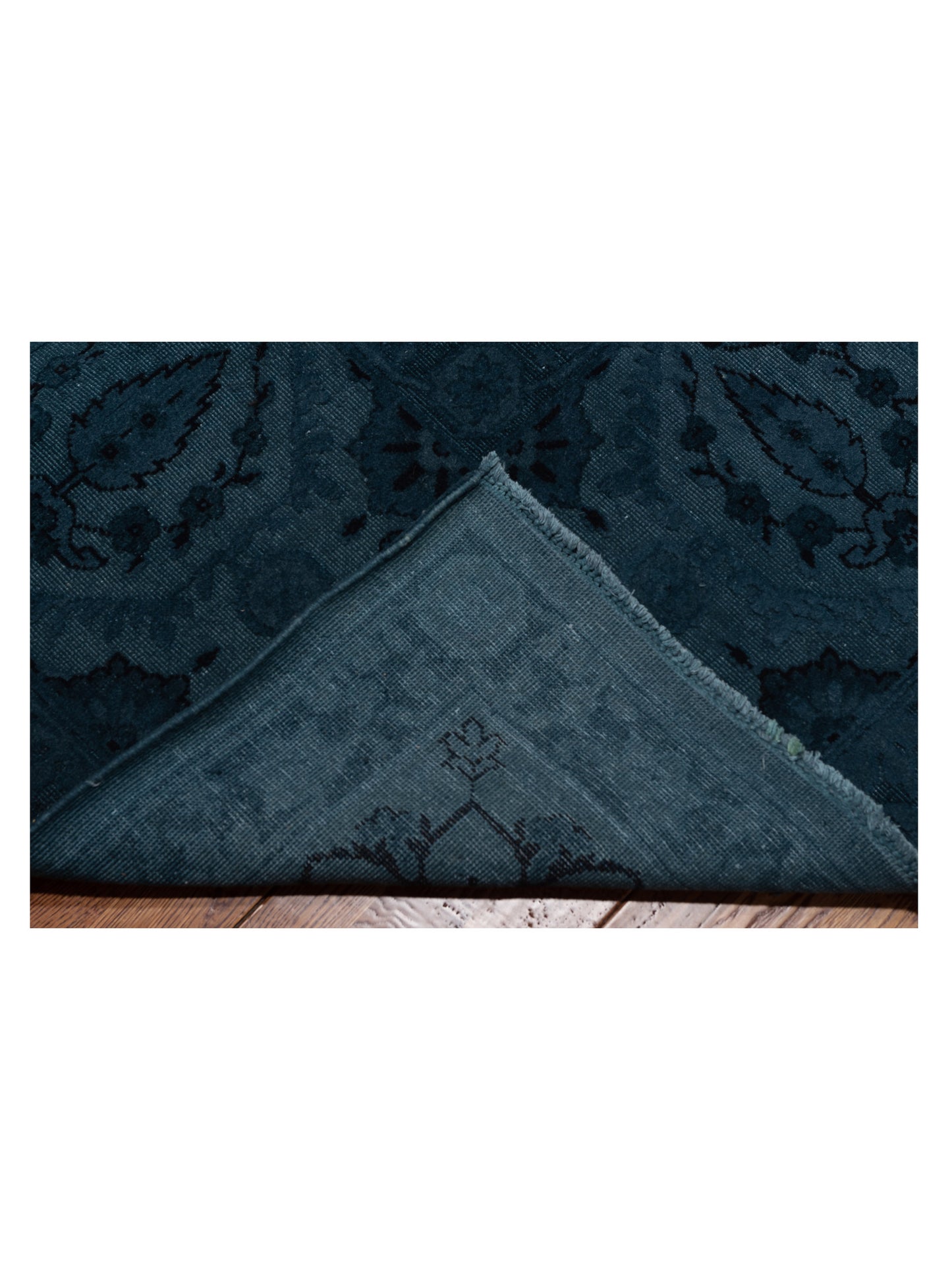 Vintage Indigo 12.7x15.3 Hand Knotted Rug