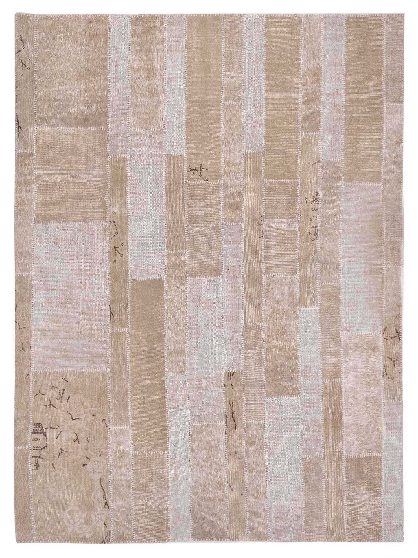 Pasha Turkish Vestige Patchwork  Natural  Contemporary