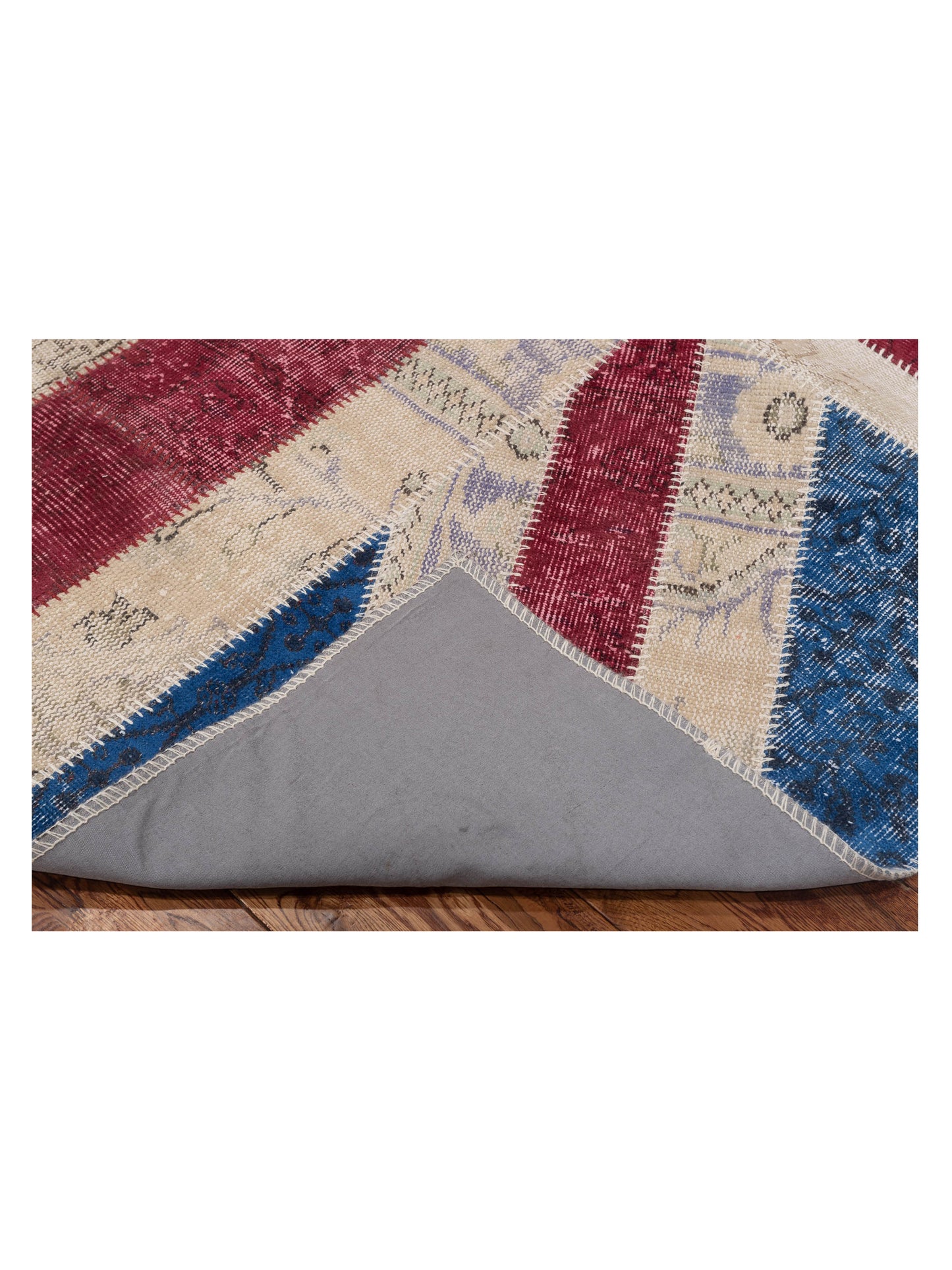 Patchwork Multi Multi 5.7x7.11 Hand Knotted Rug