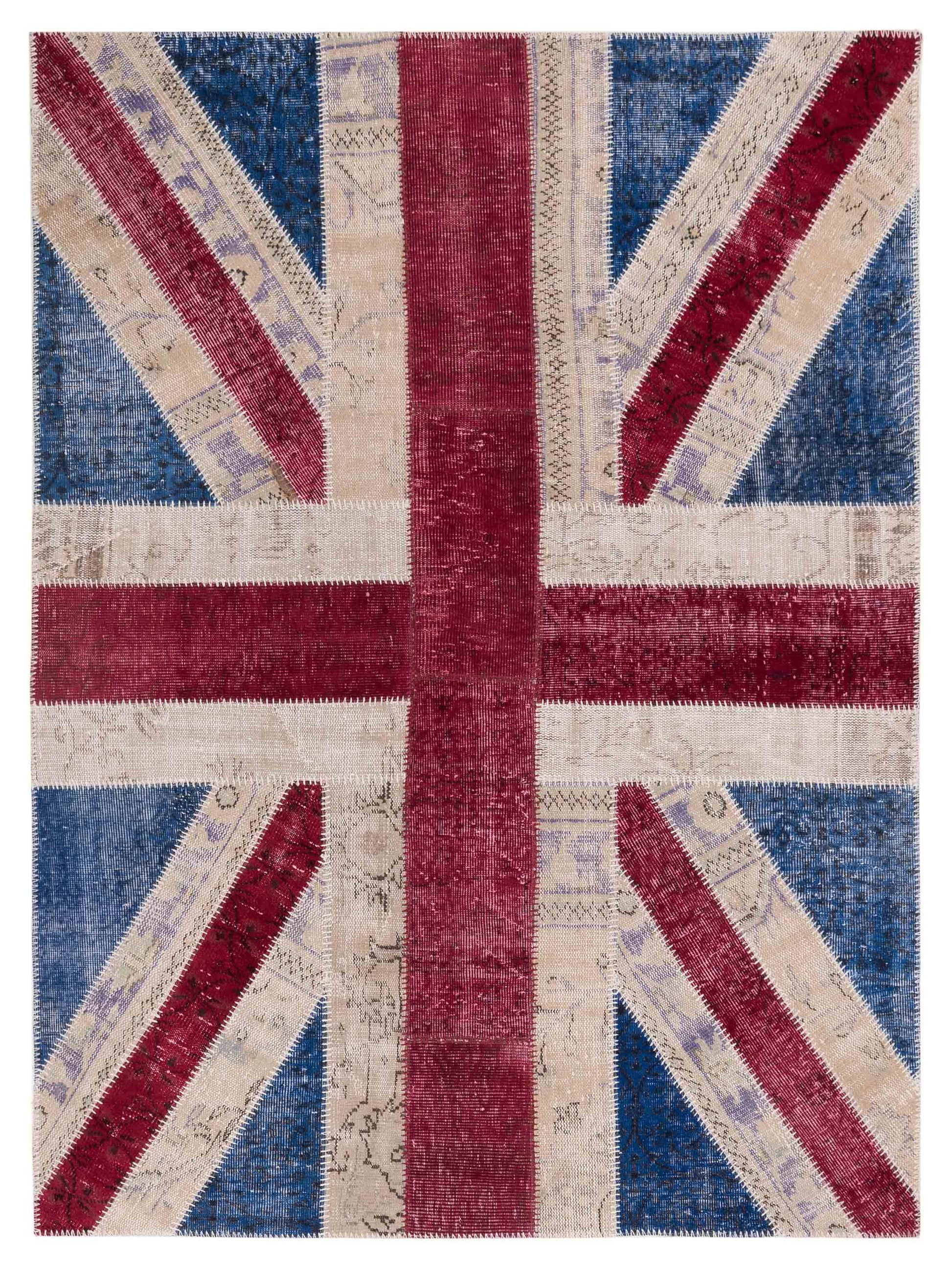 Pasha Turkish Vestige Patchwork  Multi Multi Contemporary