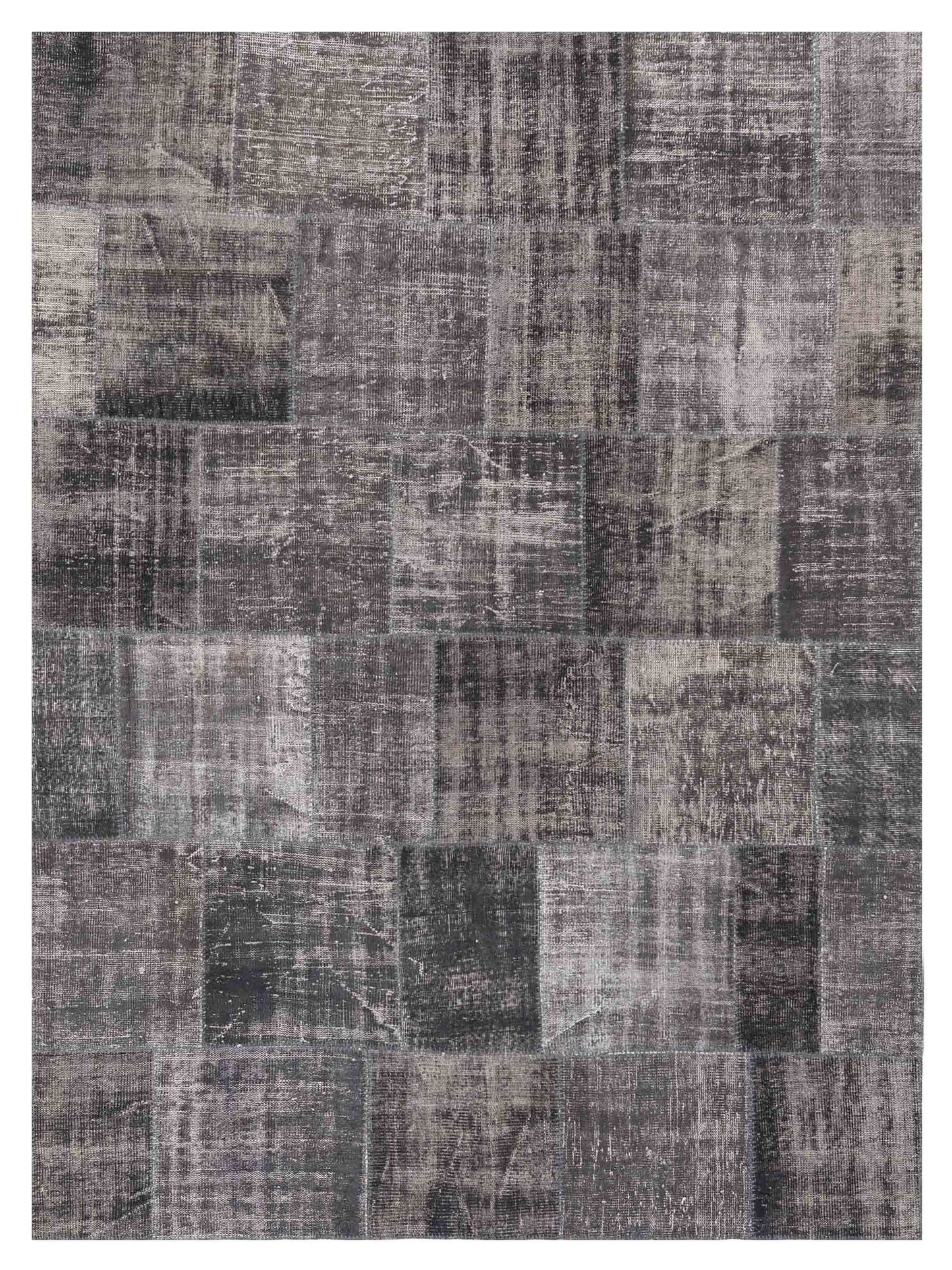 Pasha Turkish Vestige Patchwork  Dark Gray  Contemporary