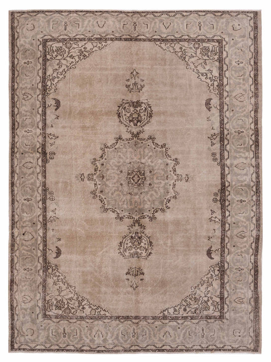 Pasha Vintage  Beige Silver Traditional