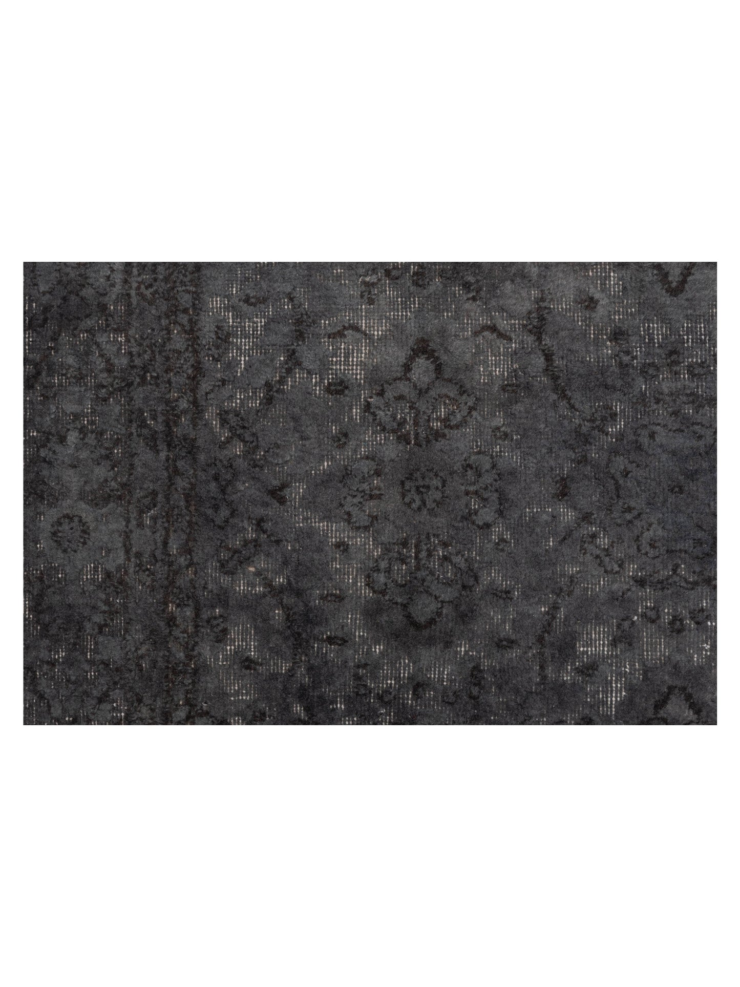 Vintage Gray 7x10.4 Hand Knotted Rug