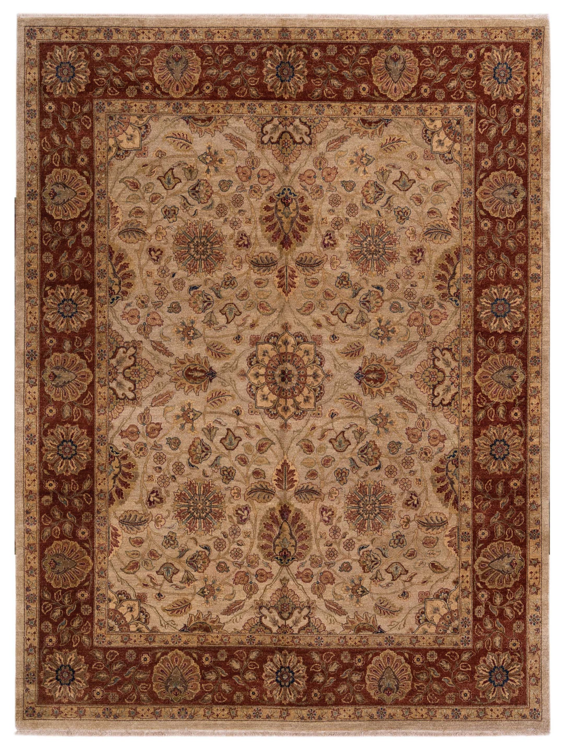 Rajpur Ghazani  Beige Rust Transitional