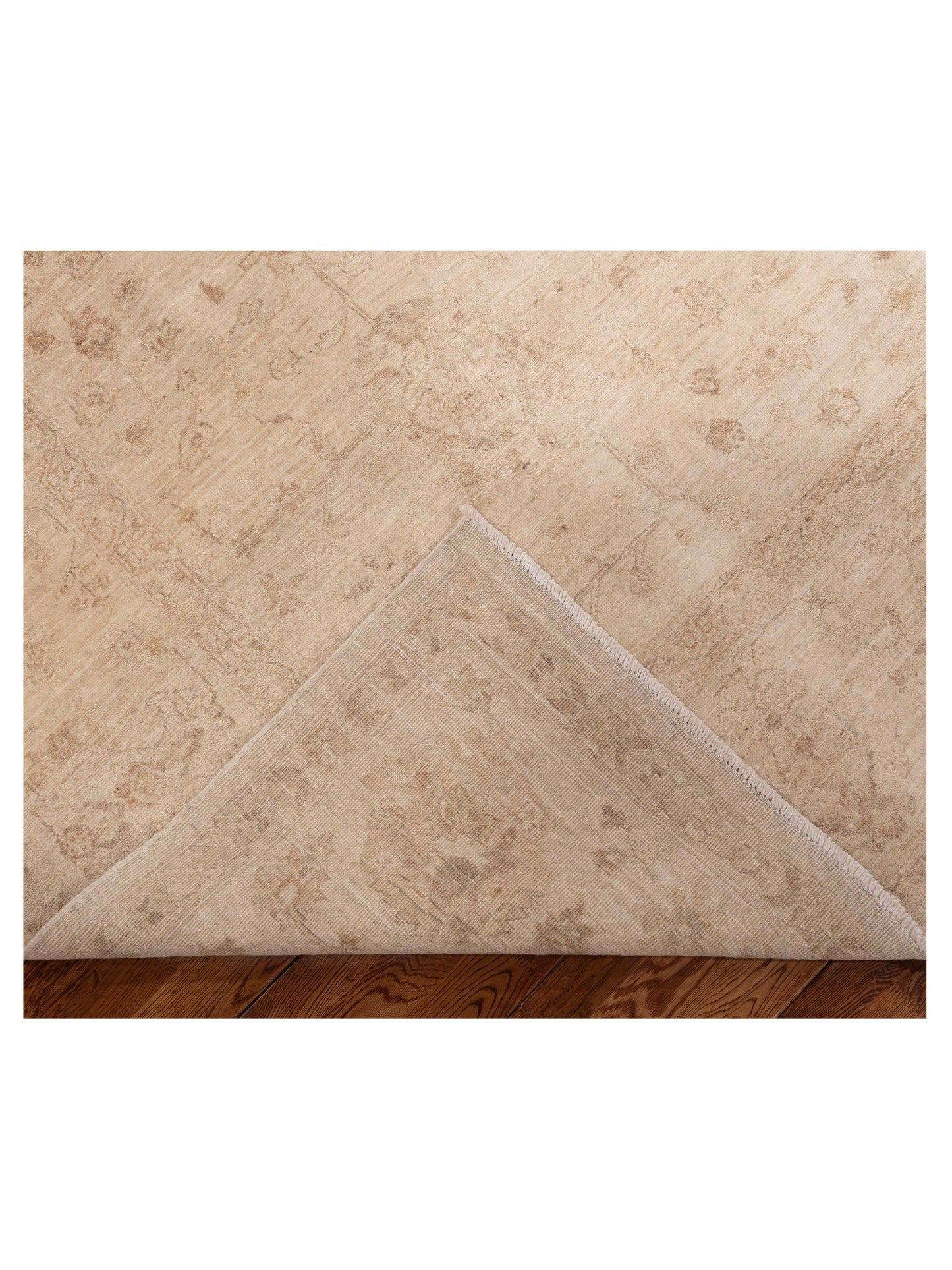 Lailora Ivory Beige 8.2x10.2 Hand Knotted Rug