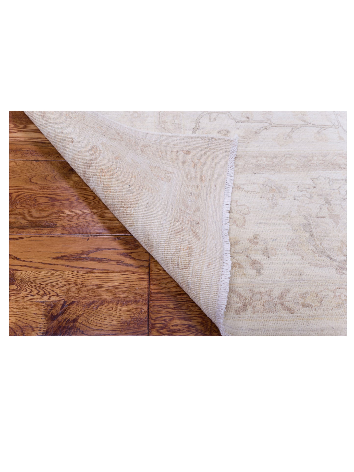 Lailora Ivory Beige 8.2x10.2 Hand Knotted Rug