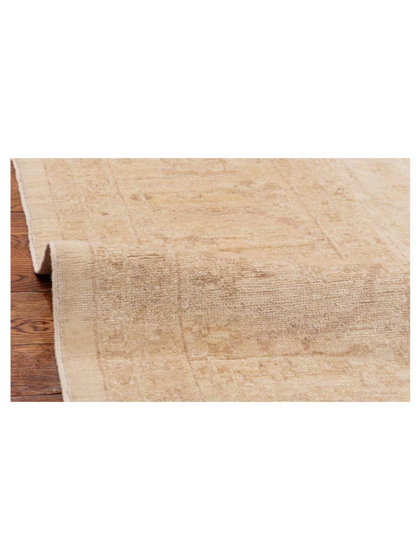 Lailora Ivory Gold 8x9.8 Hand Knotted Rug